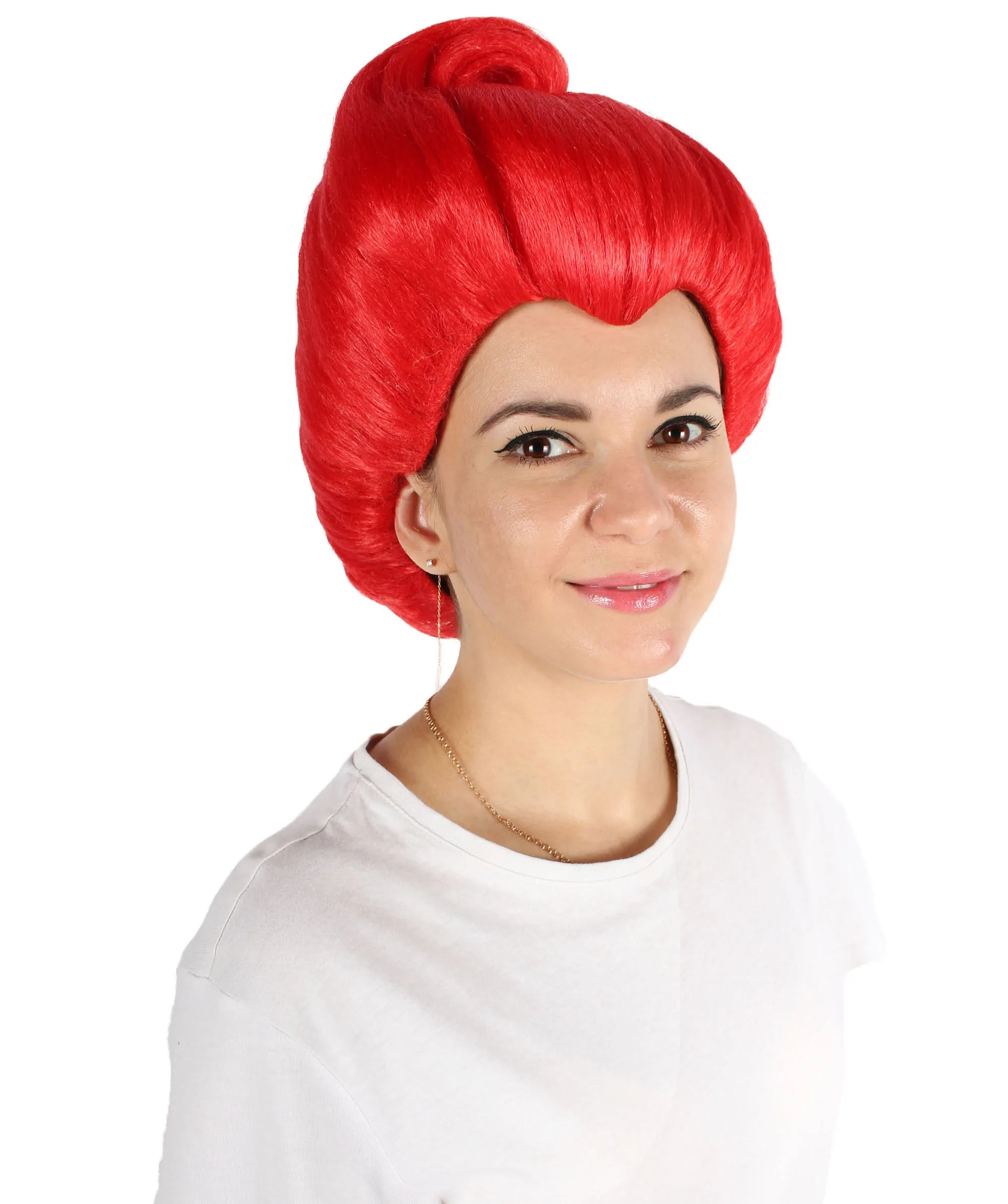 Adult Women Animated Fantasy Movie Fairy Godmother Wig, Capless Cap Design for Comfort, Multiple Color Options!