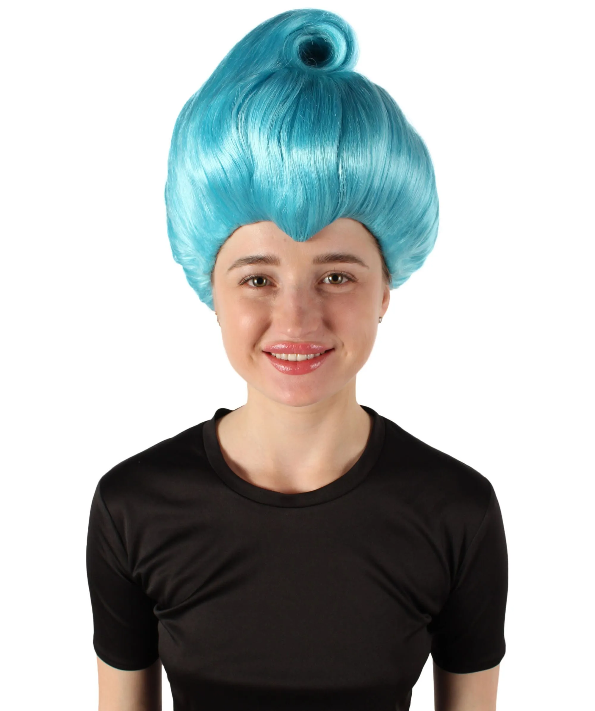 Adult Women Animated Fantasy Movie Fairy Godmother Wig, Capless Cap Design for Comfort, Multiple Color Options!
