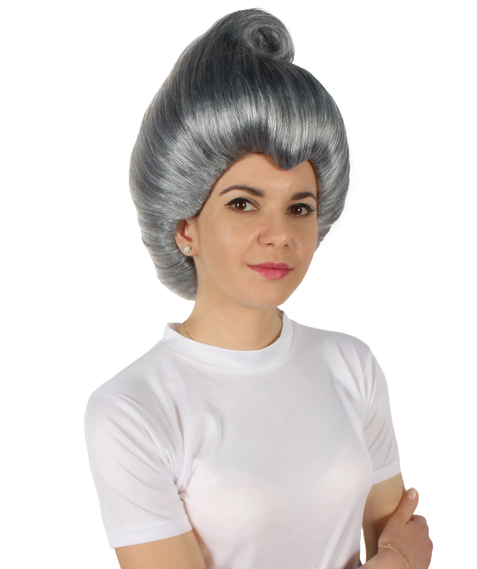 Adult Women Animated Fantasy Movie Fairy Godmother Wig, Capless Cap Design for Comfort, Multiple Color Options!