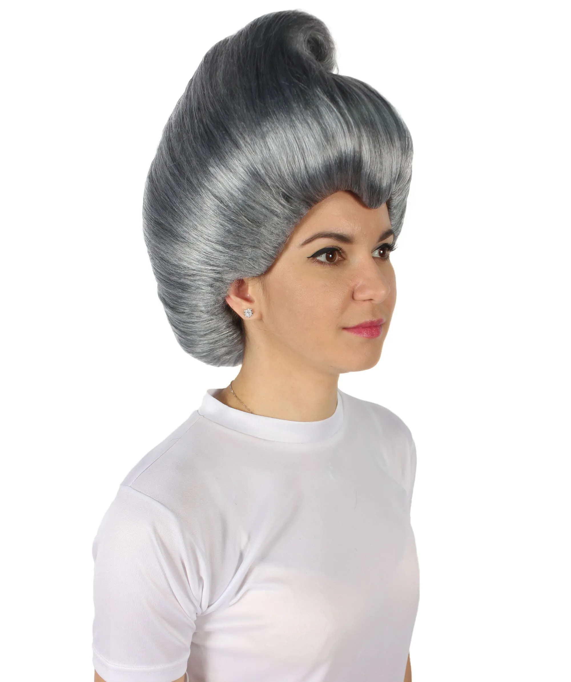 Adult Women Animated Fantasy Movie Fairy Godmother Wig, Capless Cap Design for Comfort, Multiple Color Options!
