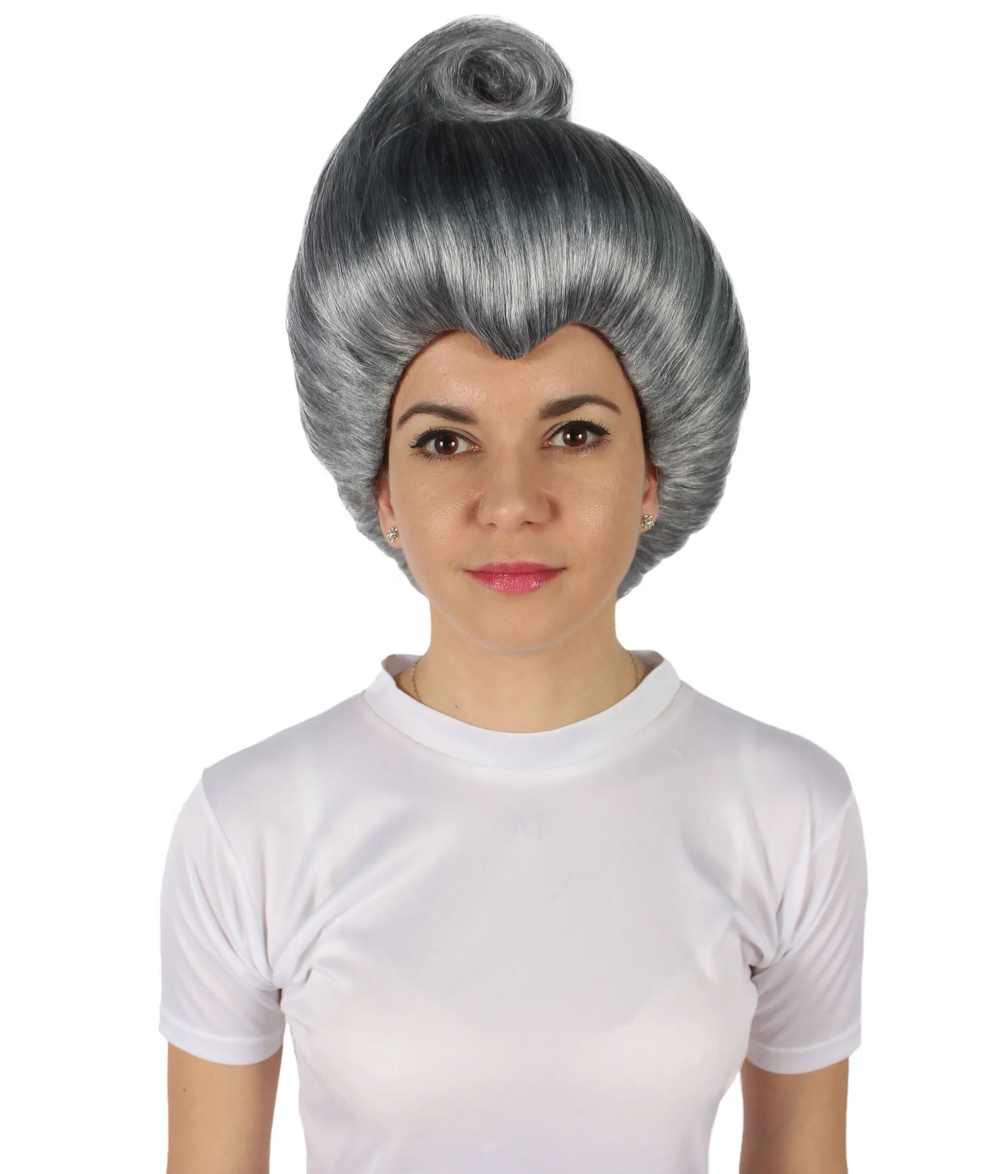 Adult Women Animated Fantasy Movie Fairy Godmother Wig, Capless Cap Design for Comfort, Multiple Color Options!