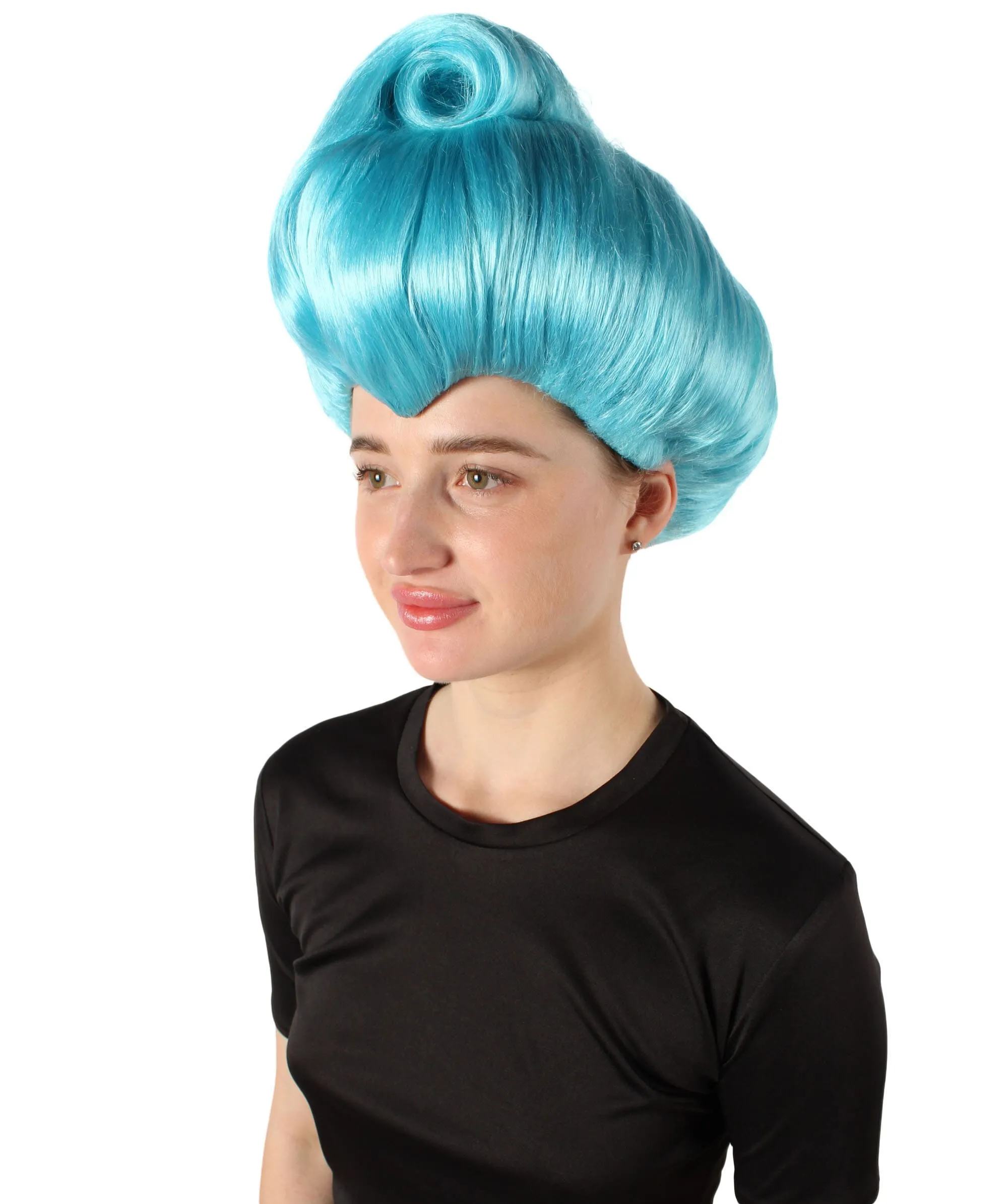 Adult Women Animated Fantasy Movie Fairy Godmother Wig, Capless Cap Design for Comfort, Multiple Color Options!