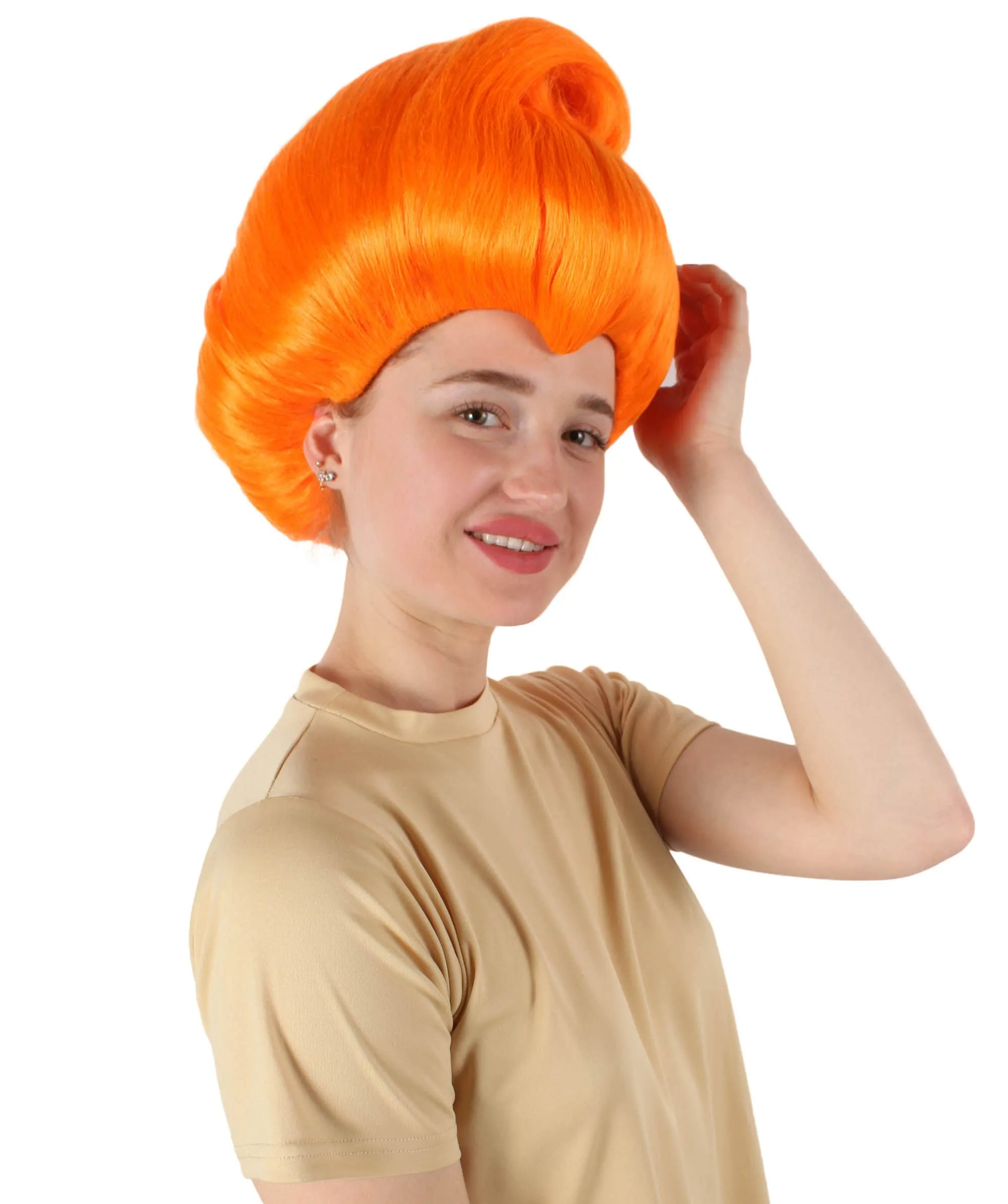 Adult Women Animated Fantasy Movie Fairy Godmother Wig, Capless Cap Design for Comfort, Multiple Color Options!