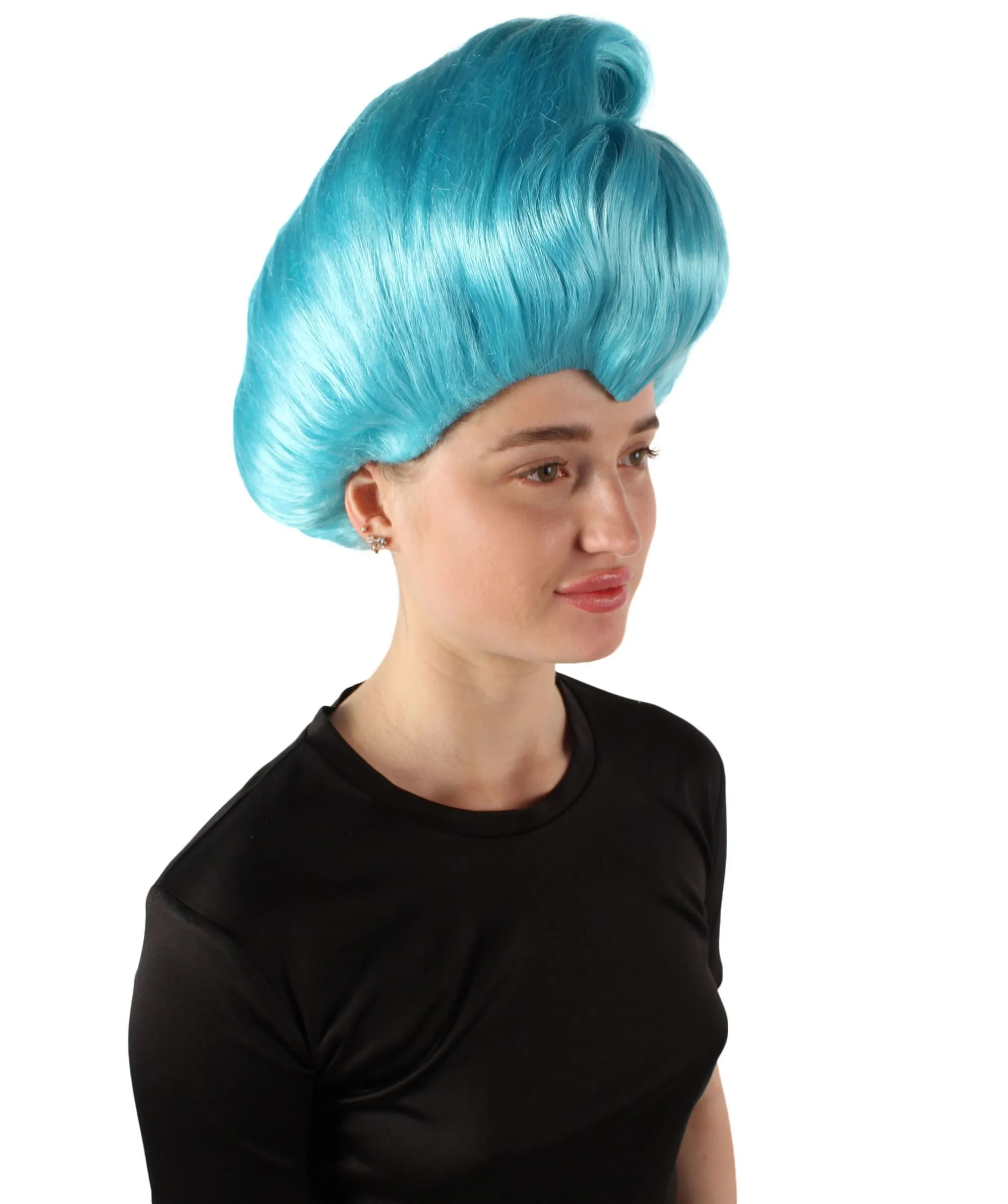 Adult Women Animated Fantasy Movie Fairy Godmother Wig, Capless Cap Design for Comfort, Multiple Color Options!