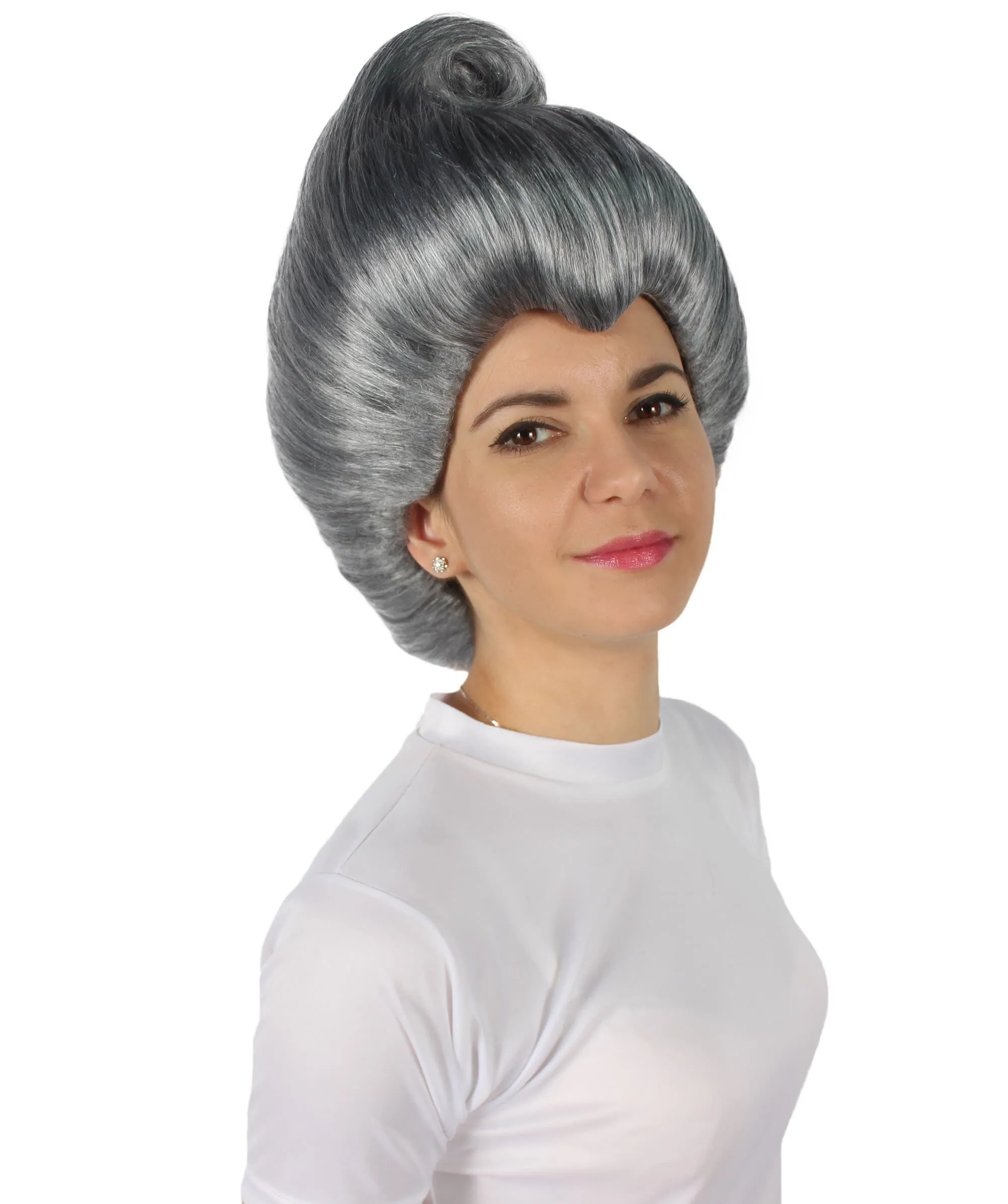 Adult Women Animated Fantasy Movie Fairy Godmother Wig, Capless Cap Design for Comfort, Multiple Color Options!