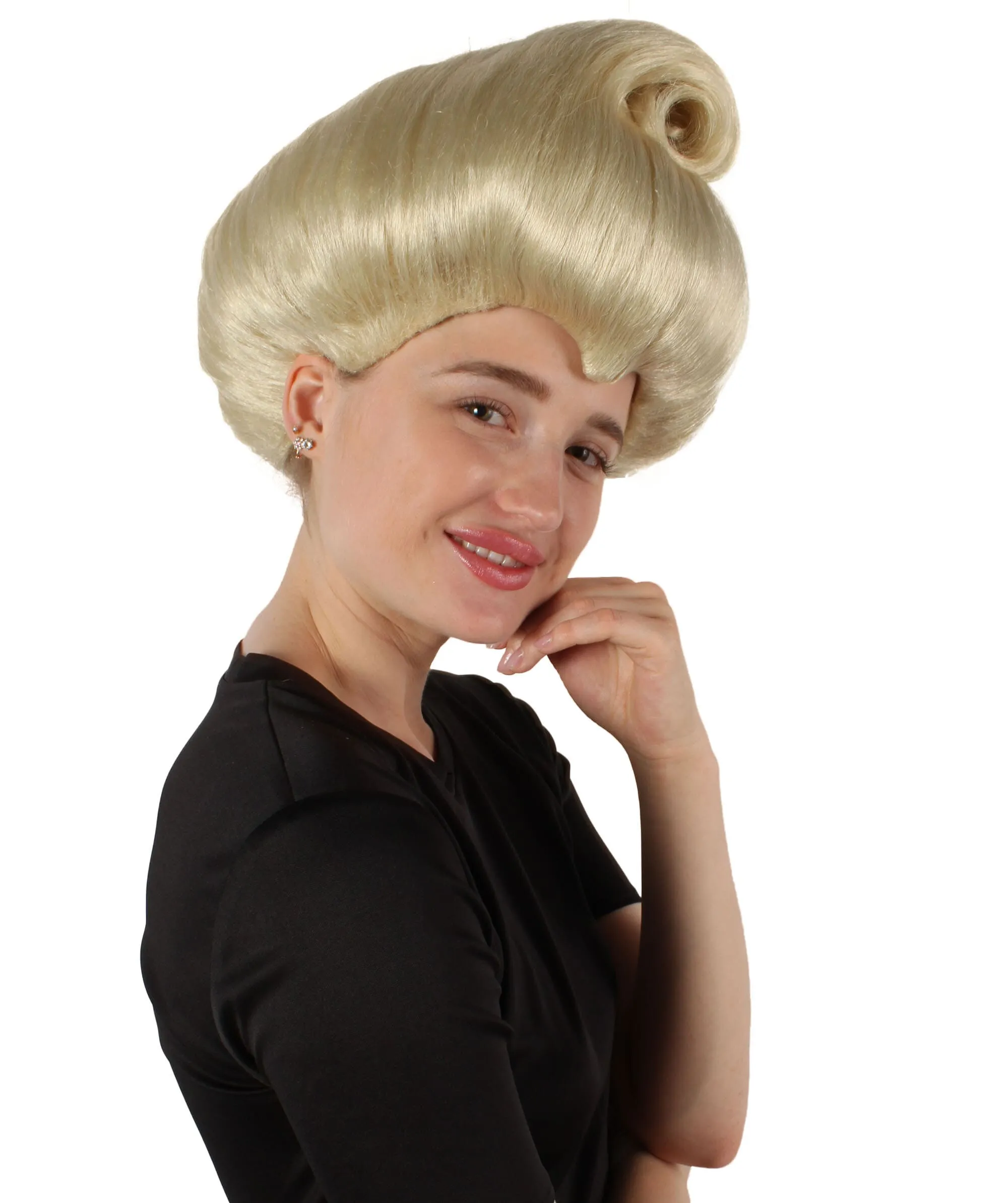 Adult Women Animated Fantasy Movie Fairy Godmother Wig, Capless Cap Design for Comfort, Multiple Color Options!