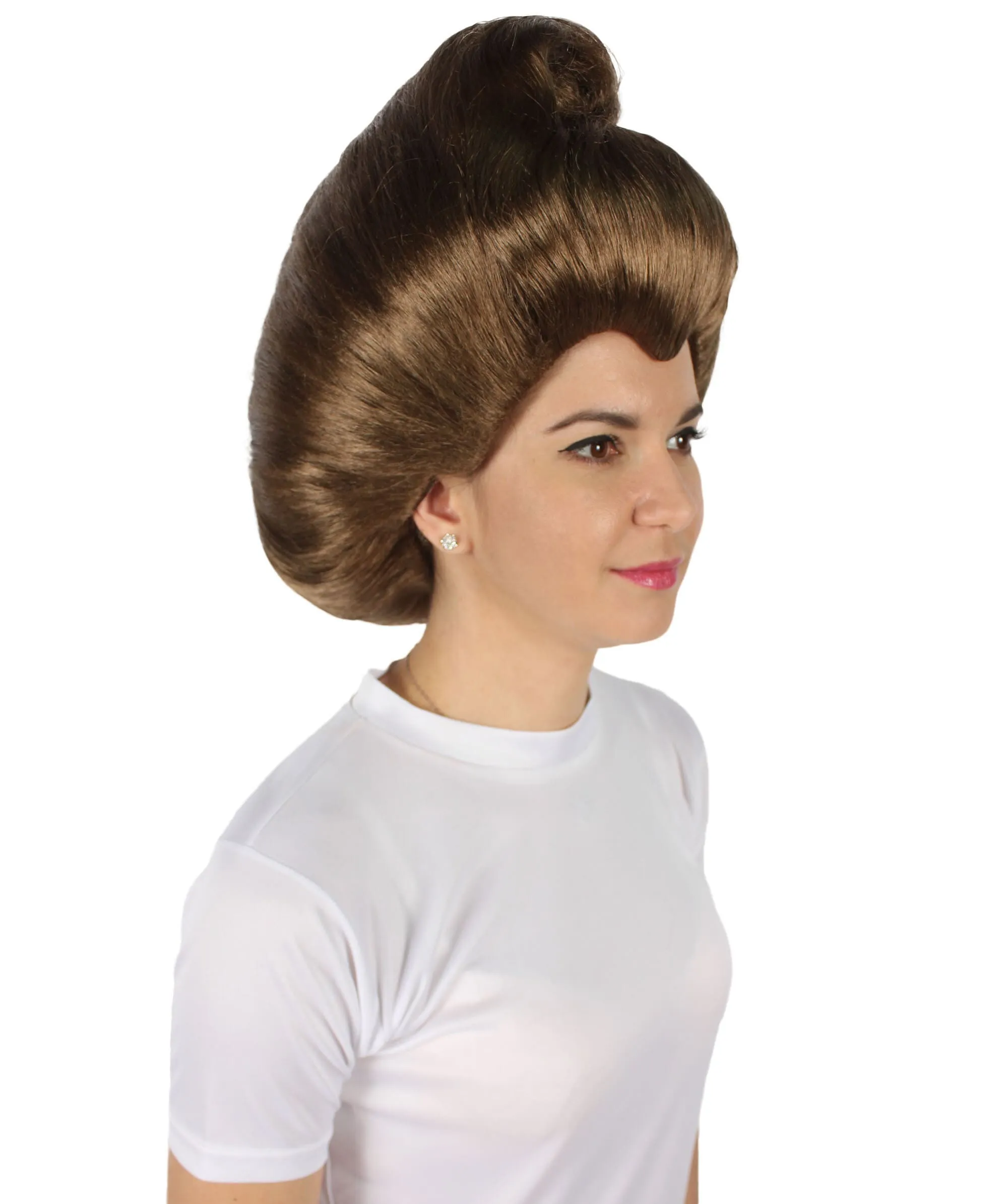 Adult Women Animated Fantasy Movie Fairy Godmother Wig, Capless Cap Design for Comfort, Multiple Color Options!