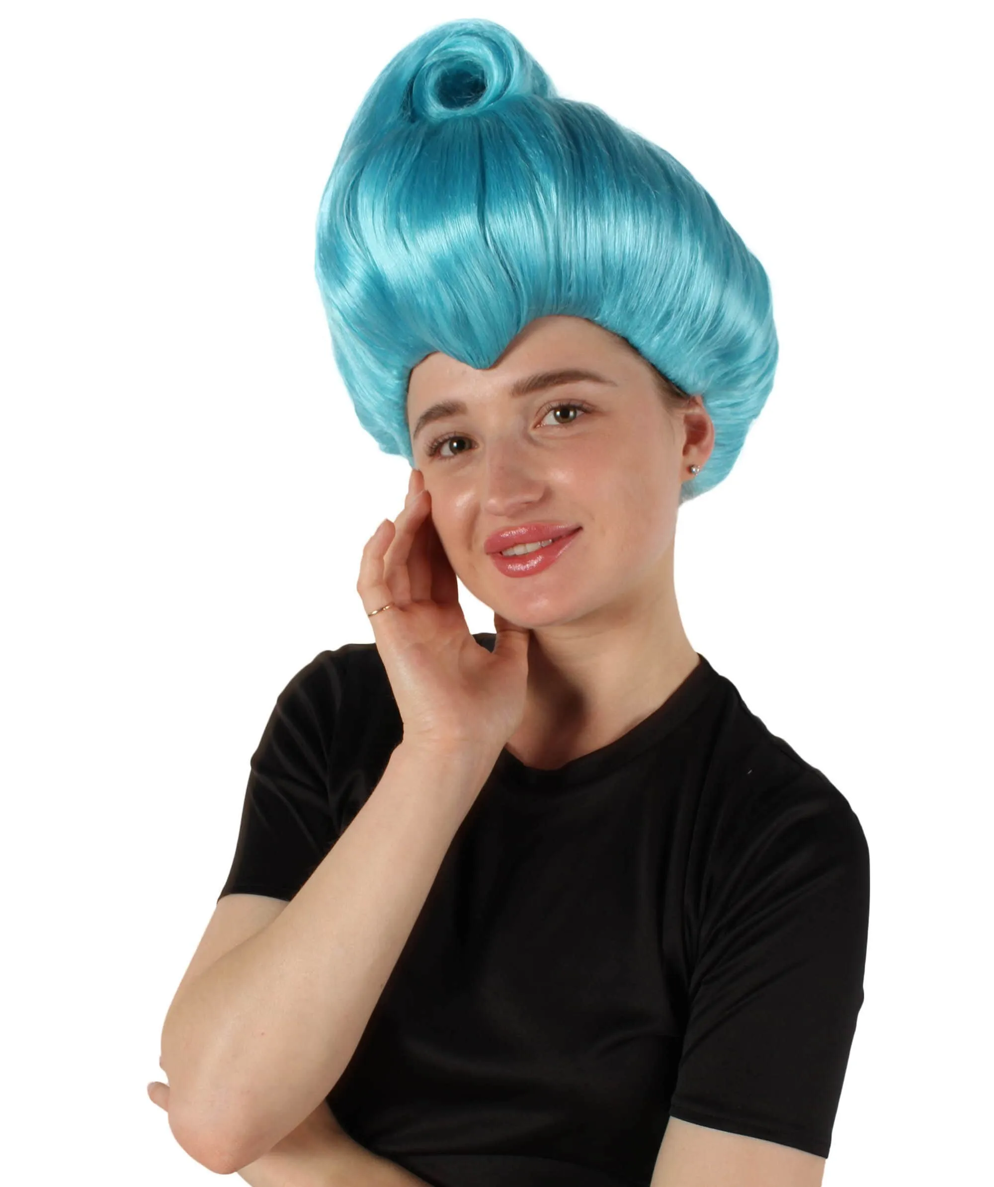 Adult Women Animated Fantasy Movie Fairy Godmother Wig, Capless Cap Design for Comfort, Multiple Color Options!
