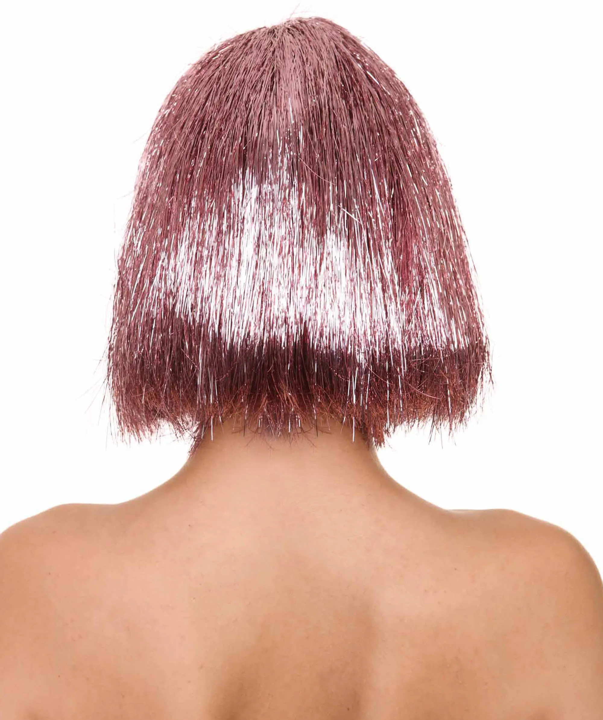 Adult Women Tinsel Bob Wig Collection, Multiple Color Options.