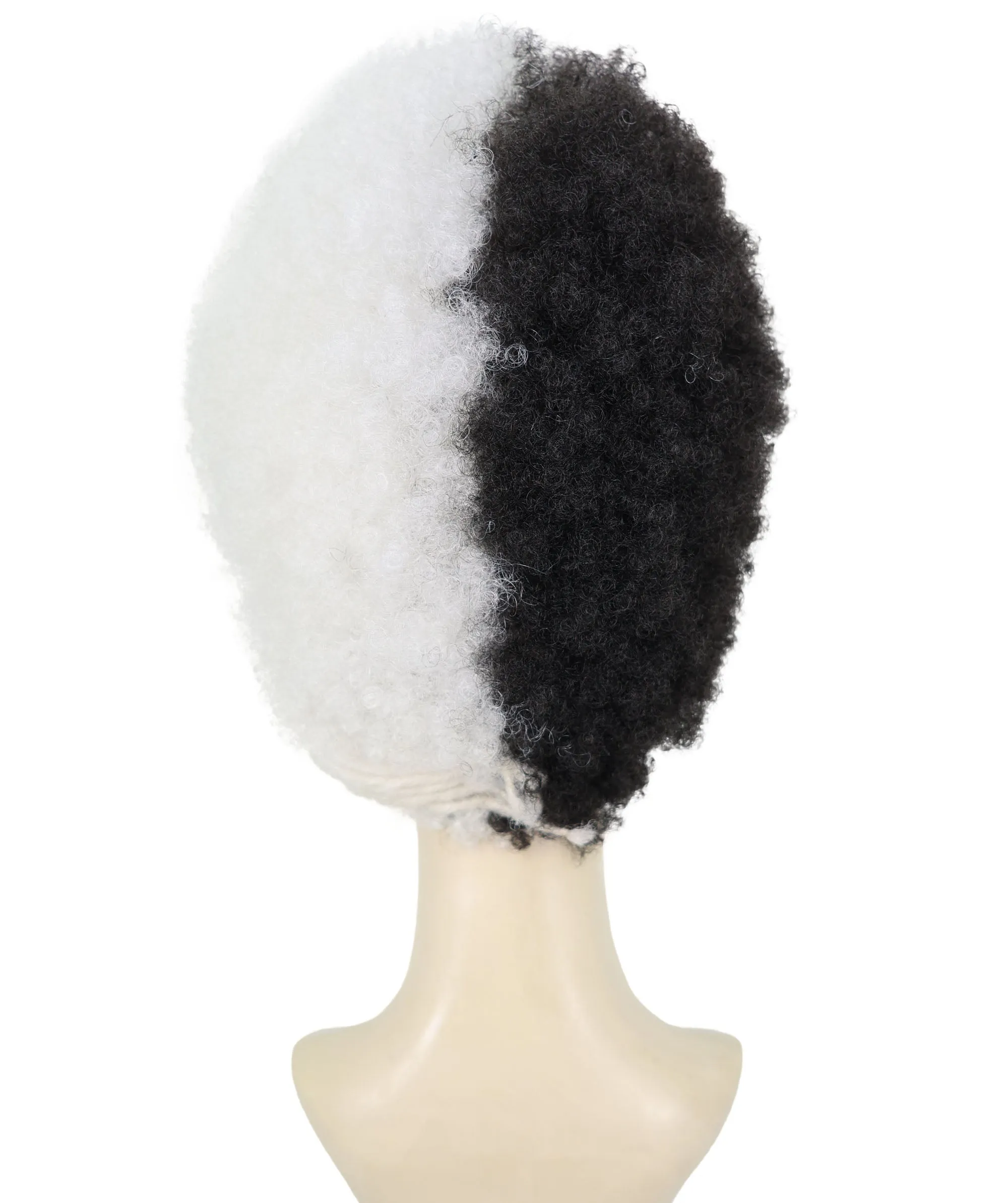 Adult Women's 16" Inch Medium Length Halloween Cosplay Afro Puff Good as Hell Goddess Costume Multiple Wig, Synthetic Fiber Hair with Braids, | HPO