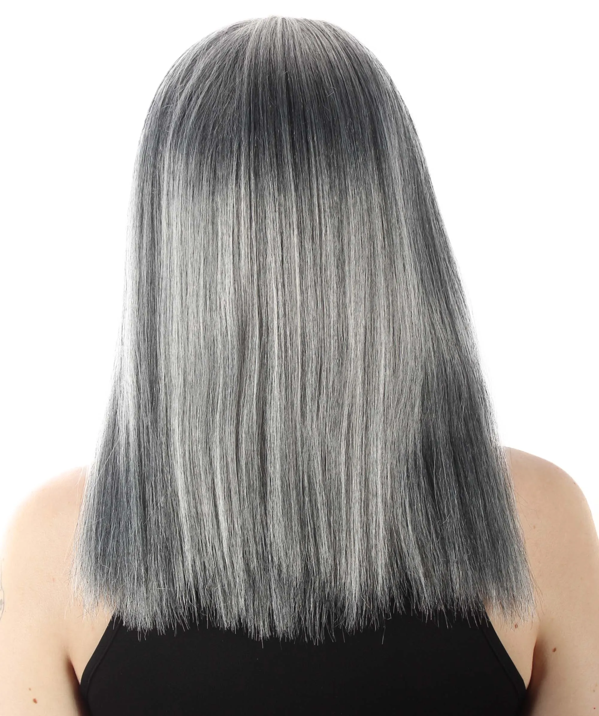 Adult Women's 18" Inch Silky Medium Straight Length Diva Wig, Multiple Color Synthetic Hair with Bangs | HPO