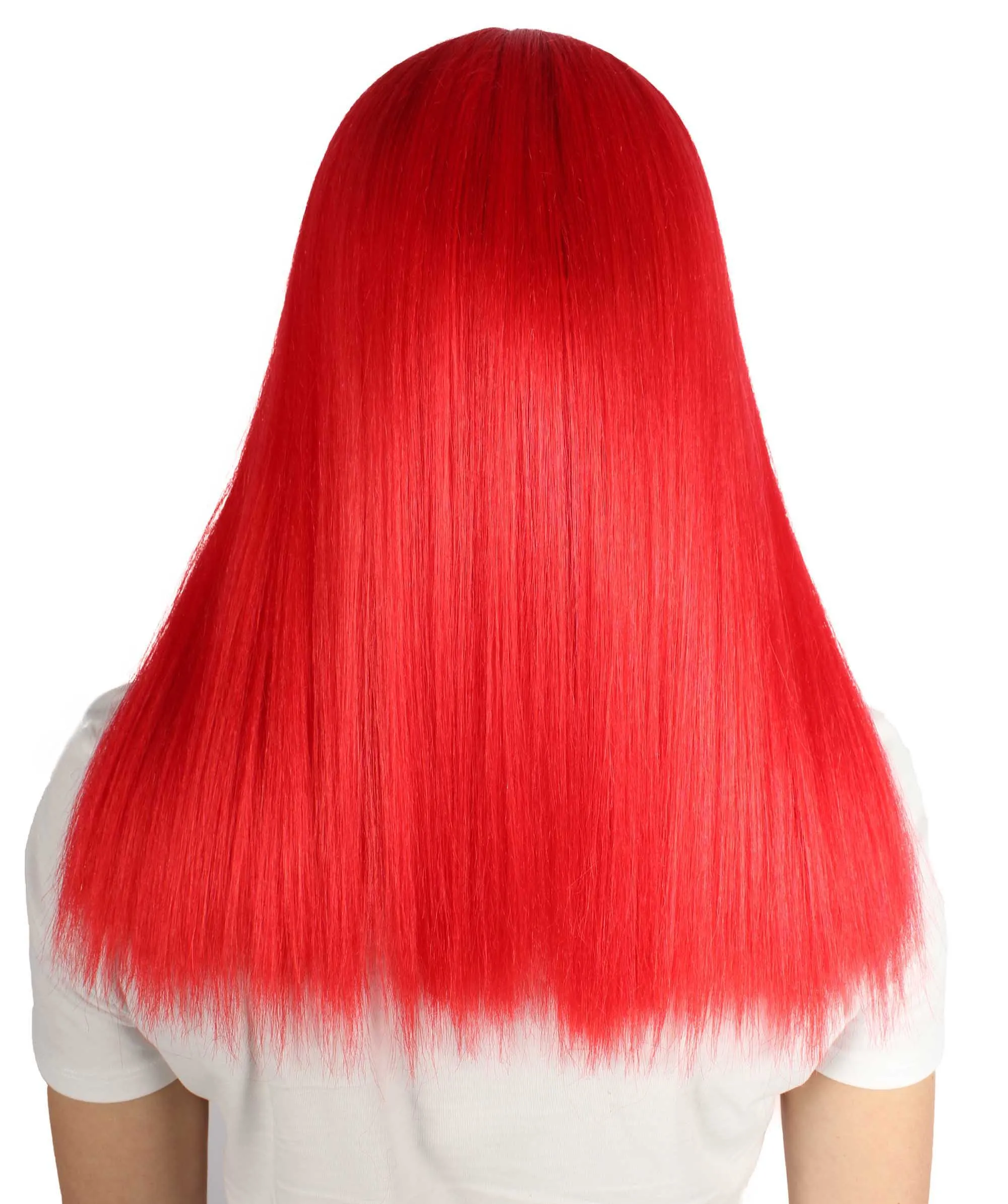 Adult Women's 18" Inch Silky Medium Straight Length Diva Wig, Multiple Color Synthetic Hair with Bangs | HPO