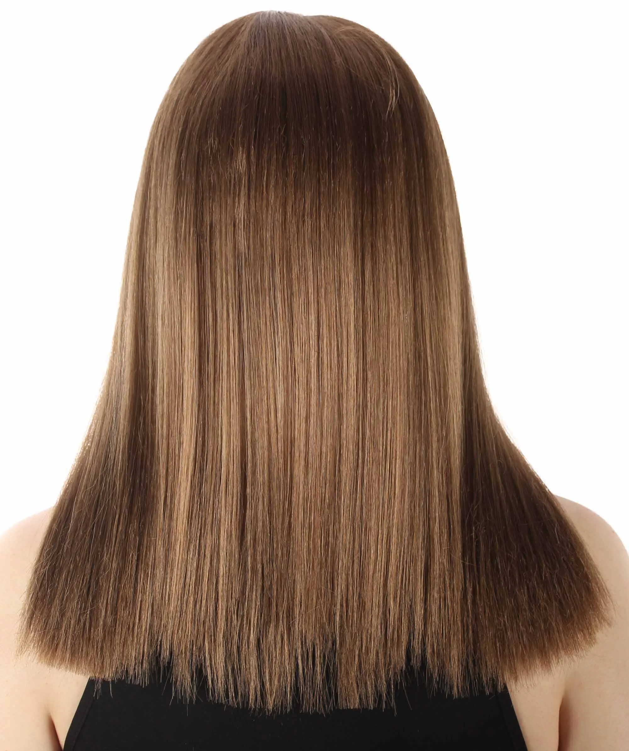 Adult Women's 18" Inch Silky Medium Straight Length Diva Wig, Multiple Color Synthetic Hair with Bangs | HPO