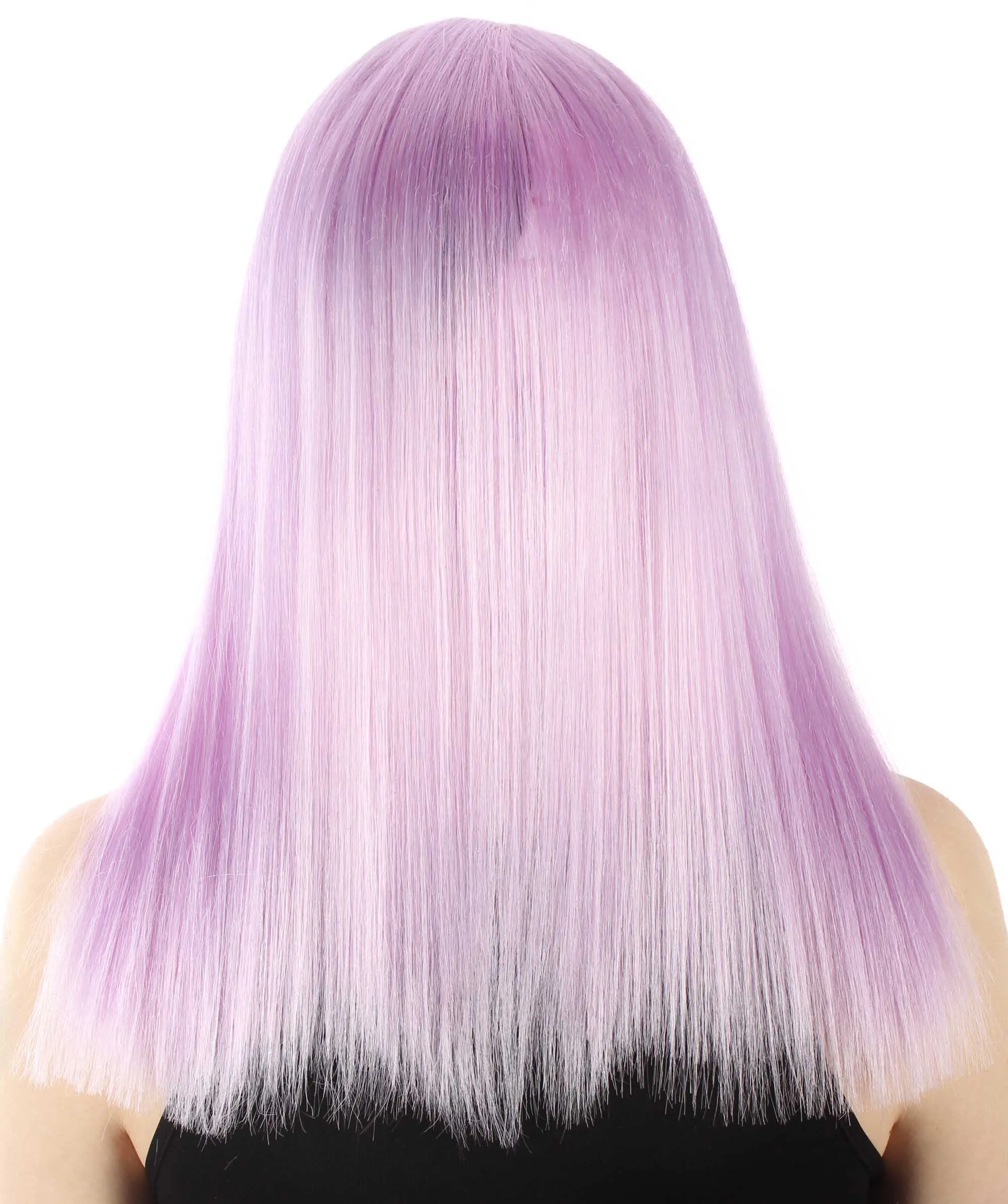 Adult Women's 18" Inch Silky Medium Straight Length Diva Wig, Multiple Color Synthetic Hair with Bangs | HPO