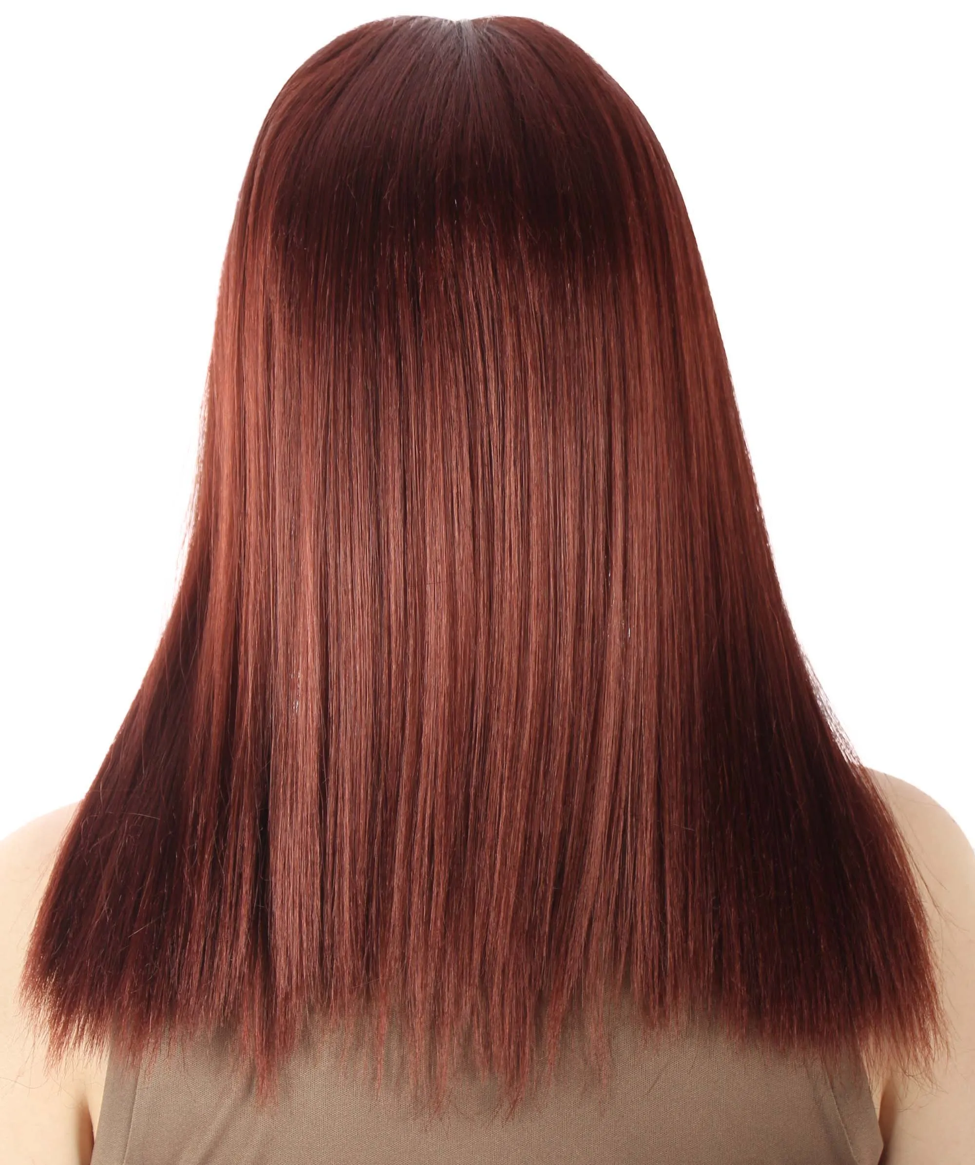 Adult Women's 18" Inch Silky Medium Straight Length Diva Wig, Multiple Color Synthetic Hair with Bangs | HPO