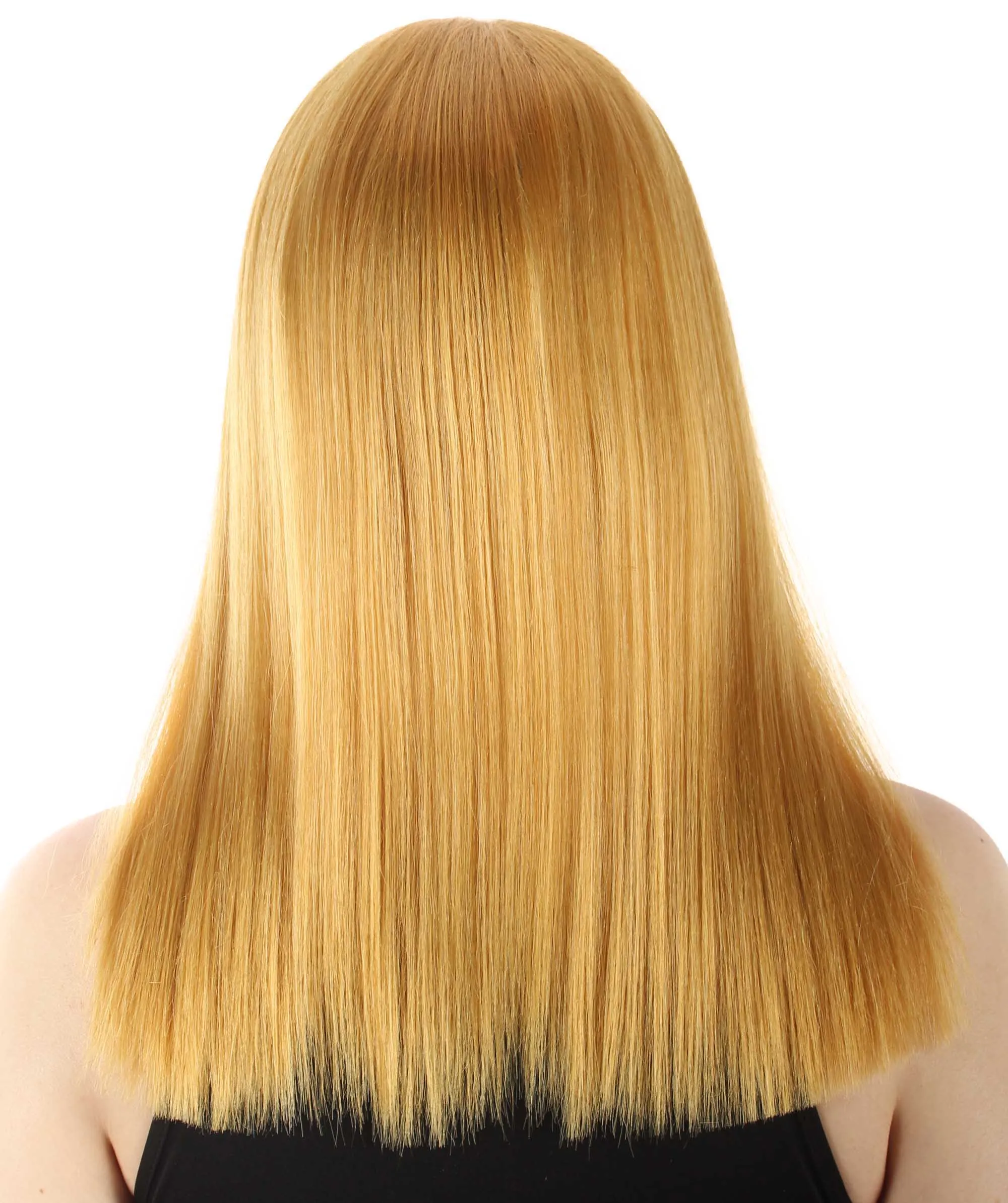 Adult Women's 18" Inch Silky Medium Straight Length Diva Wig, Multiple Color Synthetic Hair with Bangs | HPO