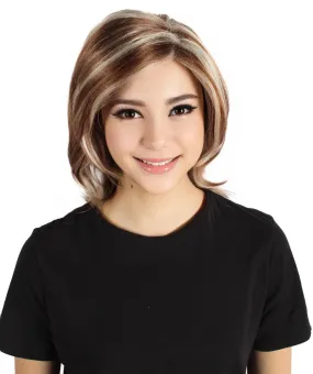 Adult Women’s 90s Sitcom Iconic Ash-blonde Side-parted Choppy Layered Bob Wig I Flame-retardant 100% Synthetic Fiber Cosplay Wig | HPO