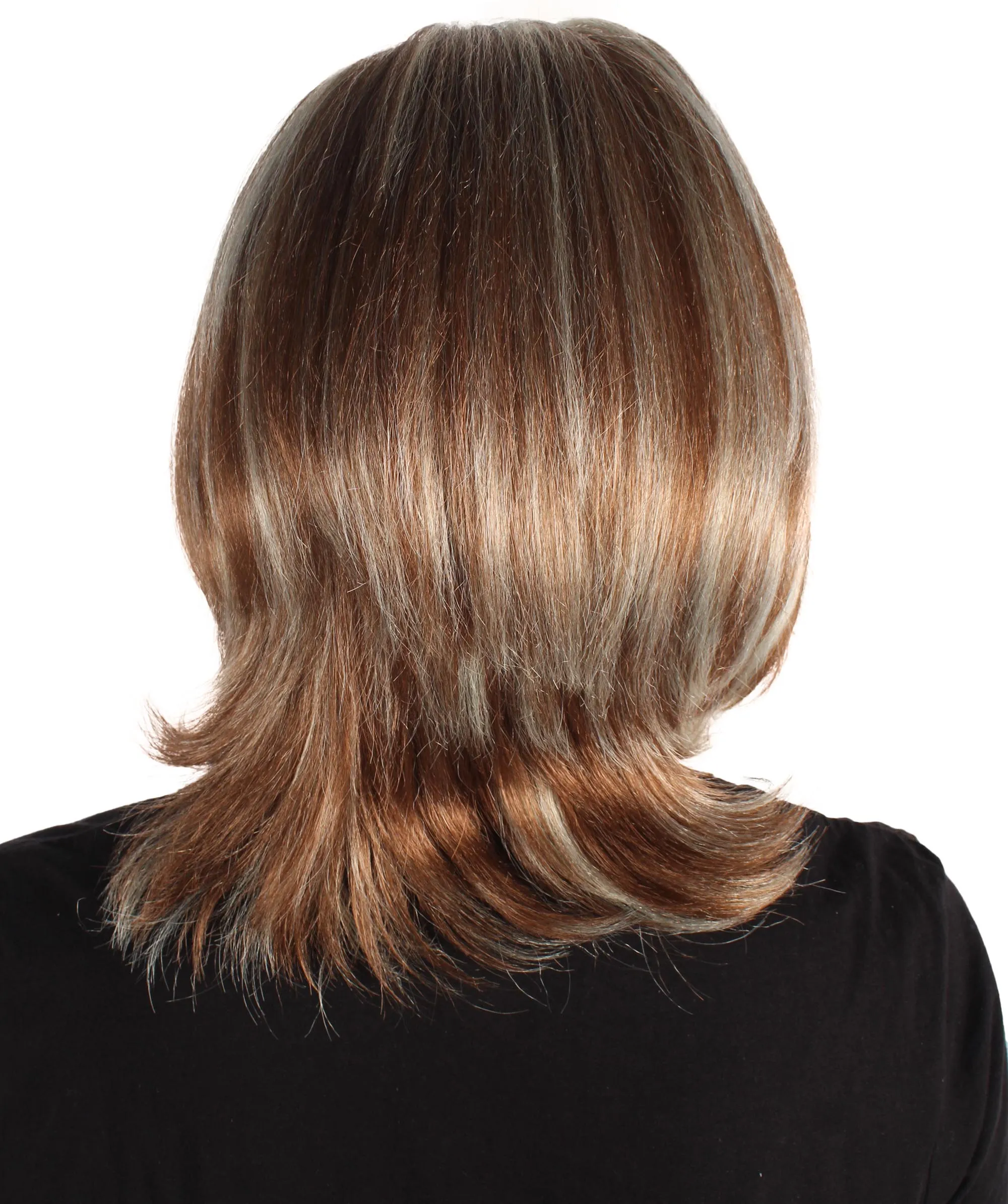 Adult Women’s 90s Sitcom Iconic Ash-blonde Side-parted Choppy Layered Bob Wig I Flame-retardant 100% Synthetic Fiber Cosplay Wig | HPO