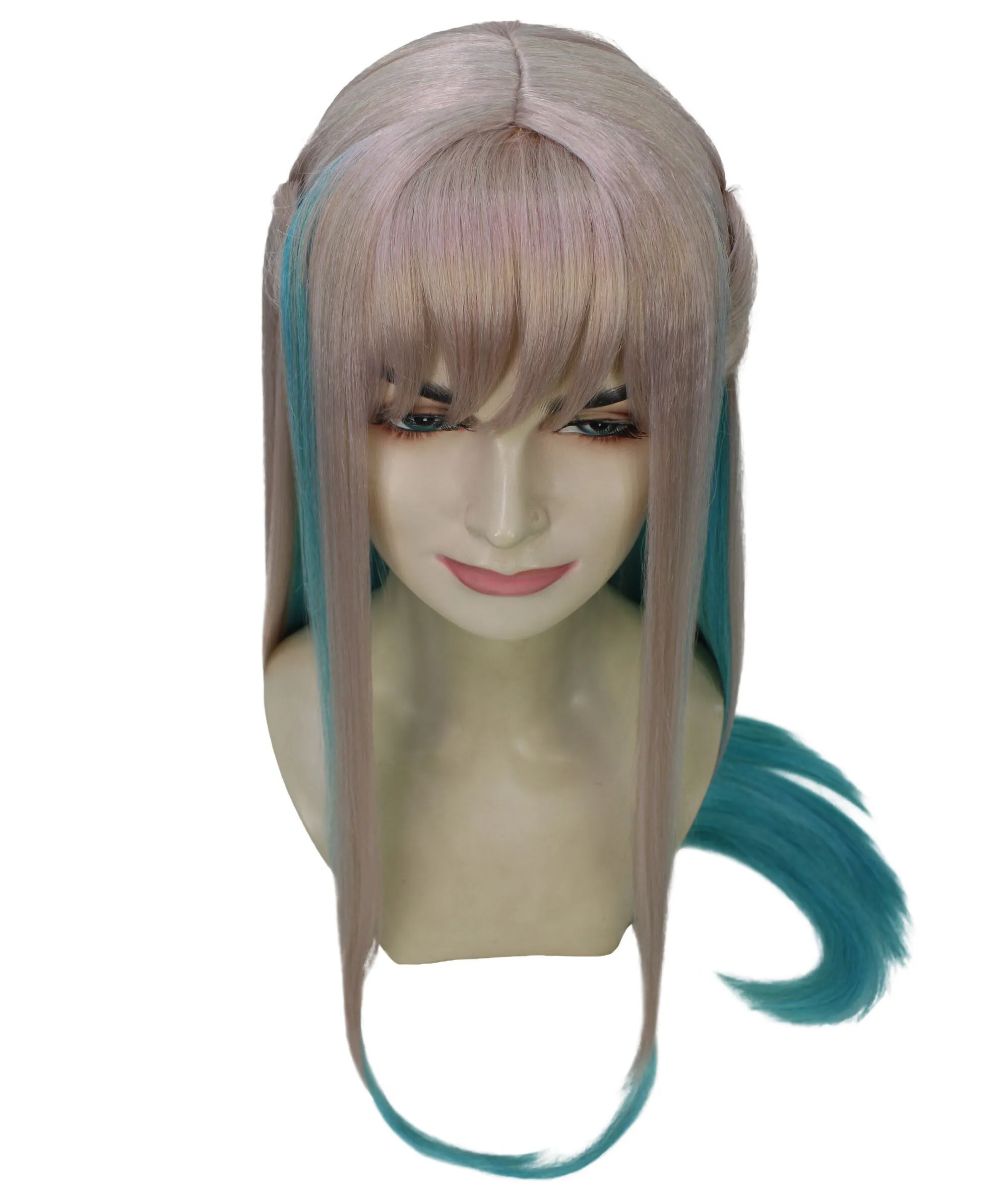 Adult Women's Anime Cosplay Wig | Synthetic Fiber | Capless Cap | Perfect for Halloween