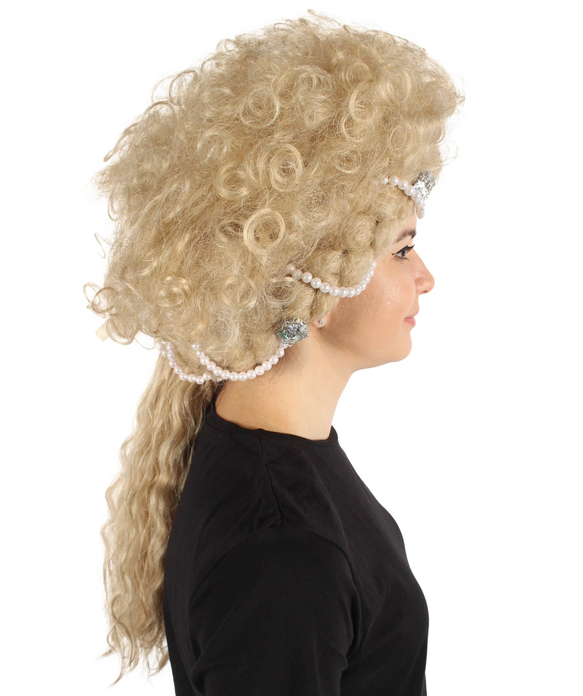 Adult Women's blonde cosplay wig | Synthetic Fiber | Capless Cap | Perfect for Halloween