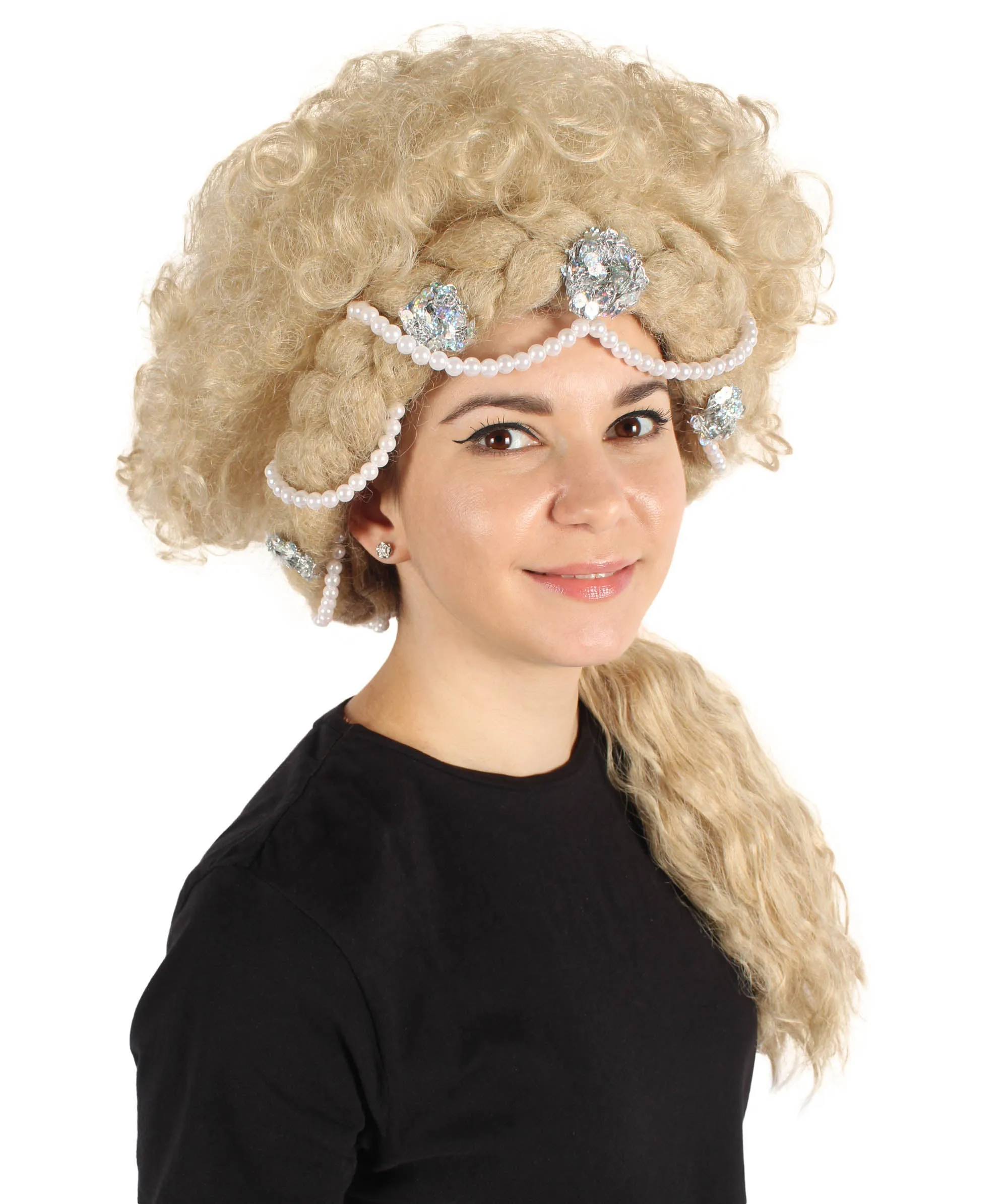 Adult Women's blonde cosplay wig | Synthetic Fiber | Capless Cap | Perfect for Halloween