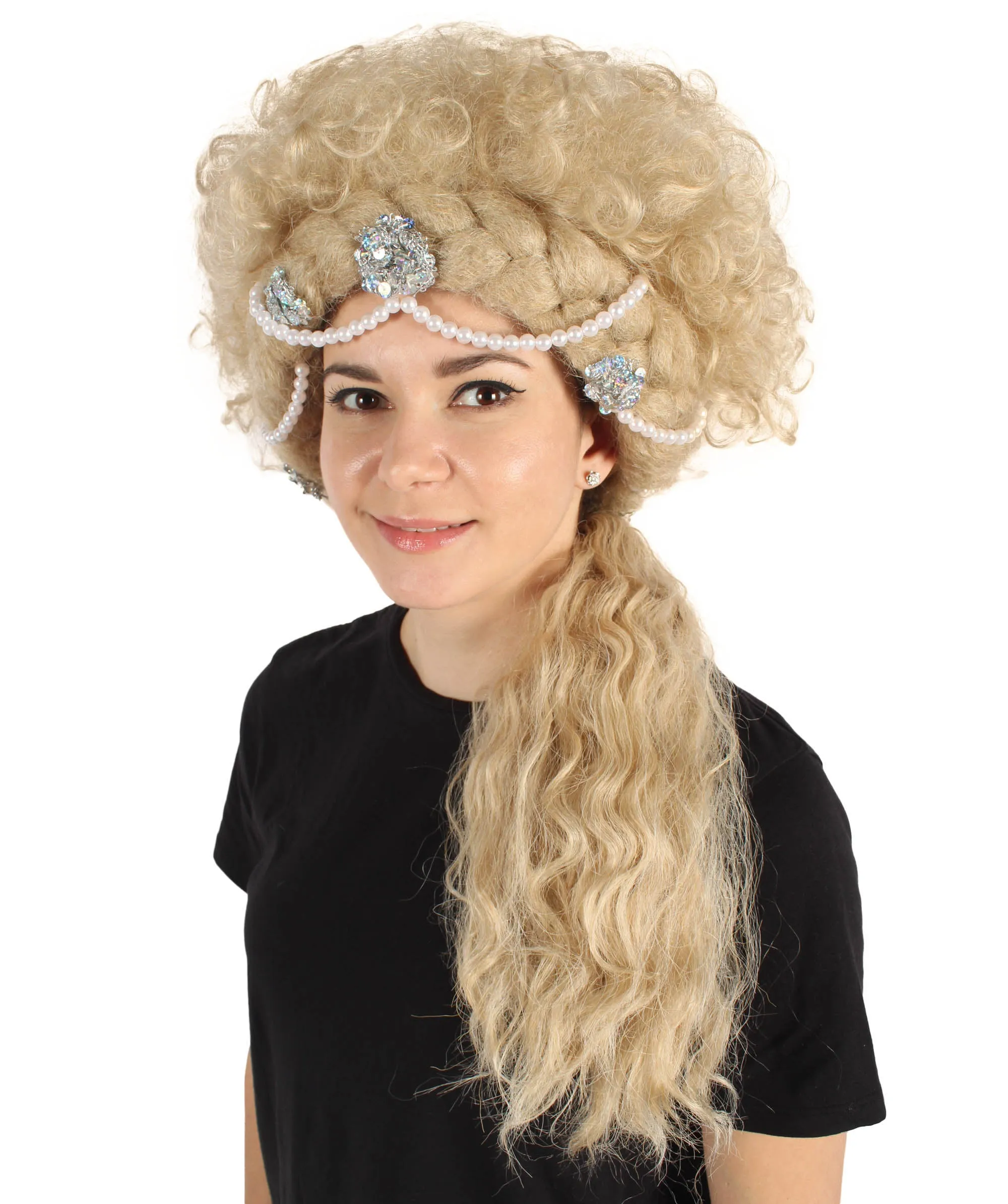 Adult Women's blonde cosplay wig | Synthetic Fiber | Capless Cap | Perfect for Halloween