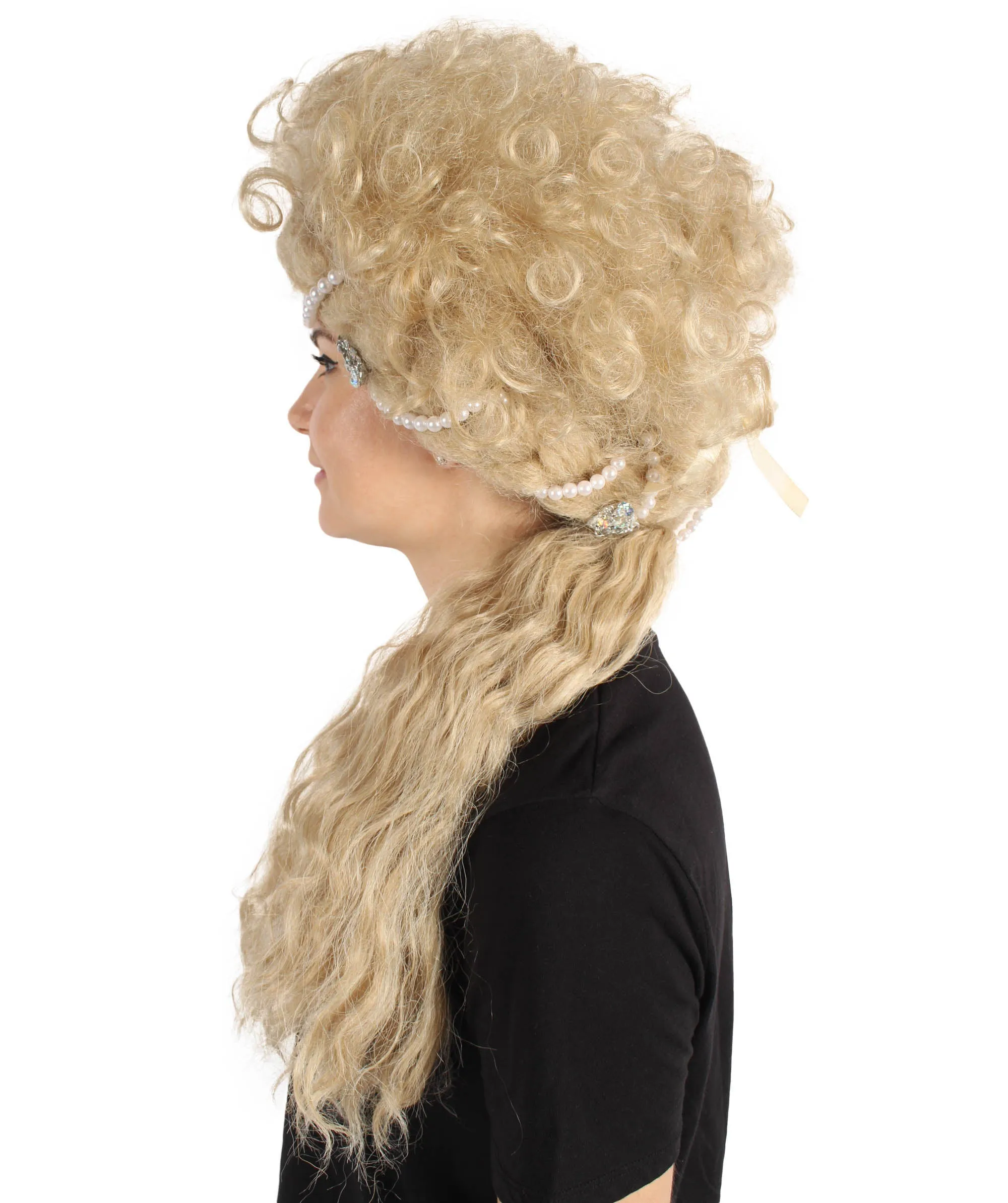 Adult Women's blonde cosplay wig | Synthetic Fiber | Capless Cap | Perfect for Halloween