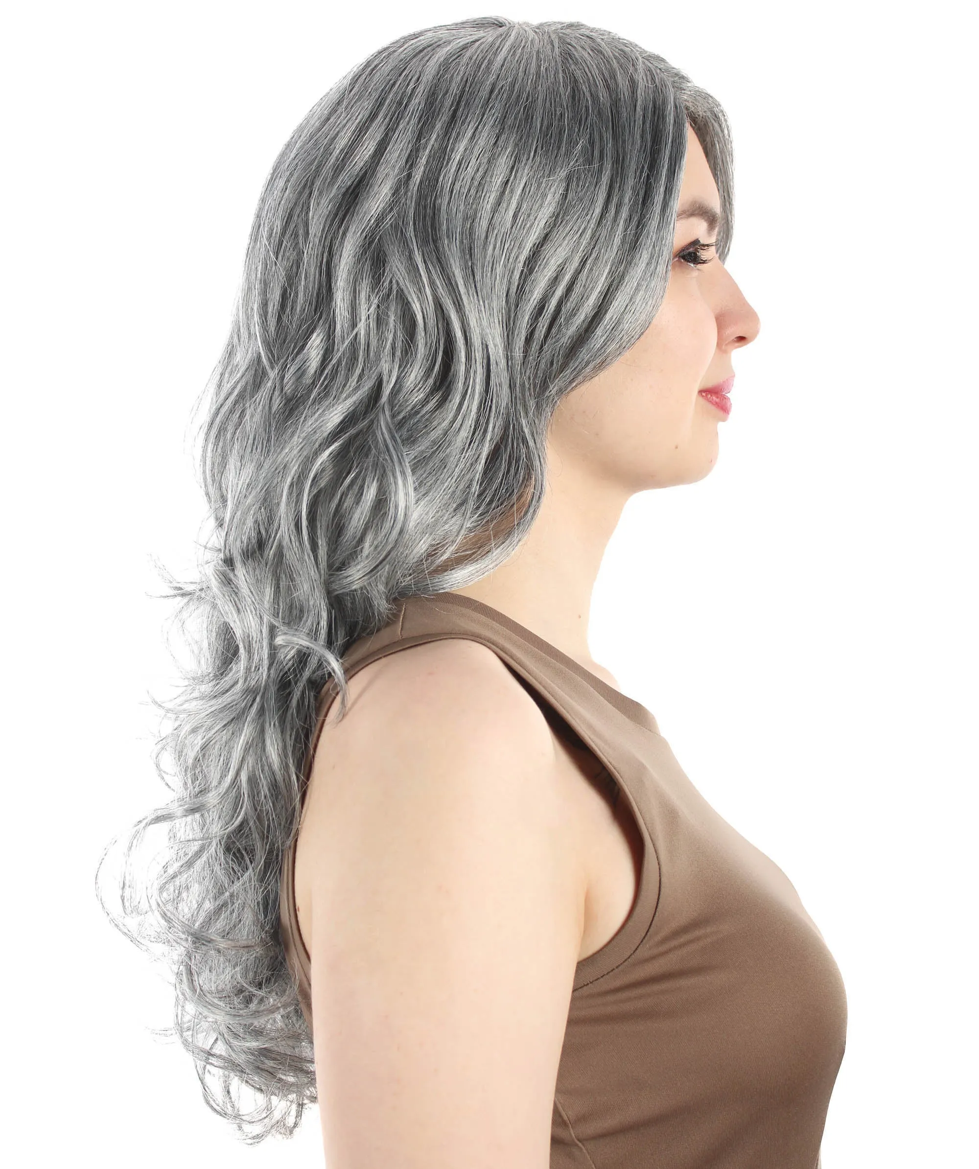 Adult Women's Carnival Mardi Gras Wavy Style Wig | Cosplay Halloween Wig | Multiple Colors Option | Premium Breathable Capless Cap