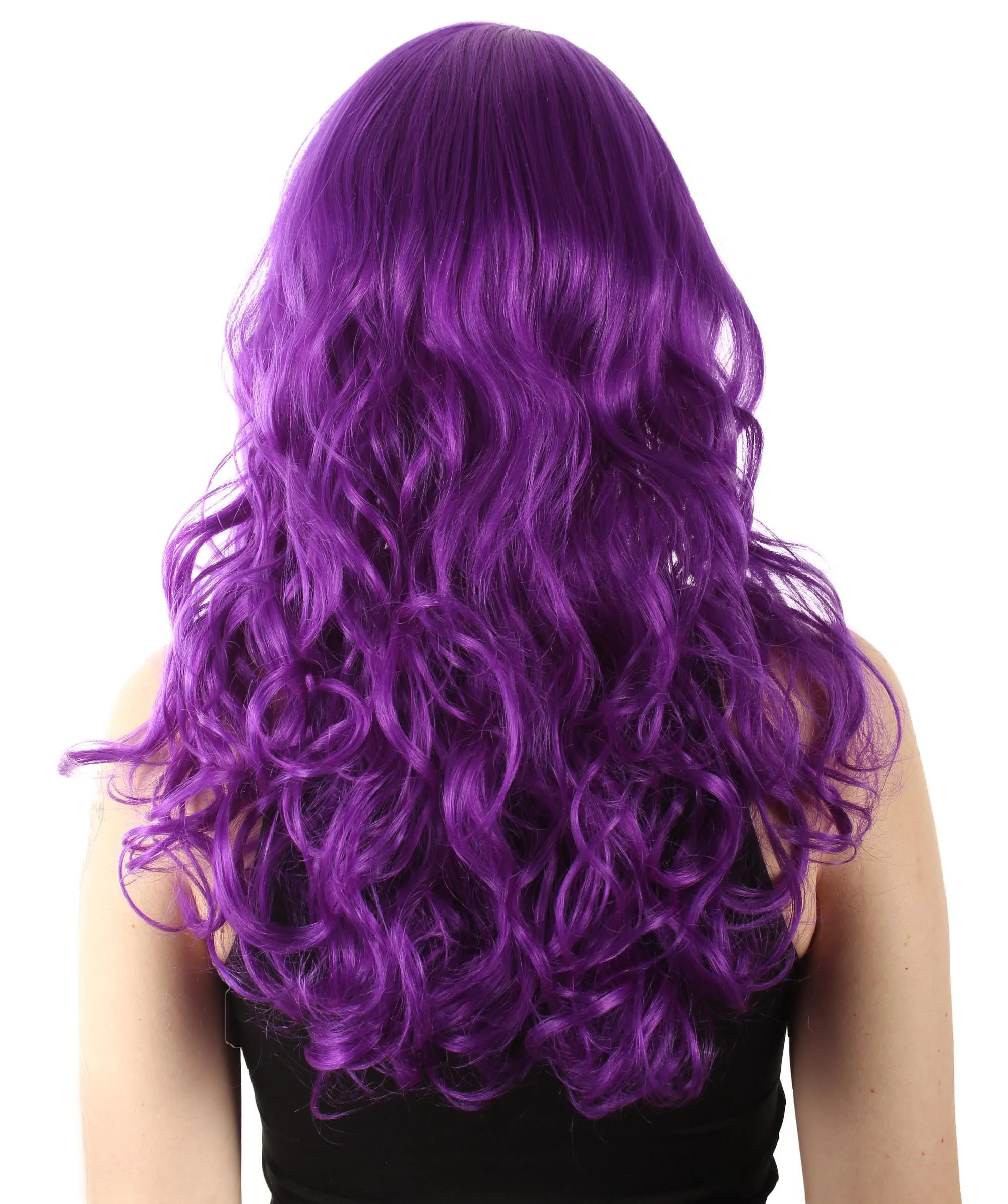 Adult Women's Carnival Mardi Gras Wavy Style Wig | Cosplay Halloween Wig | Multiple Colors Option | Premium Breathable Capless Cap