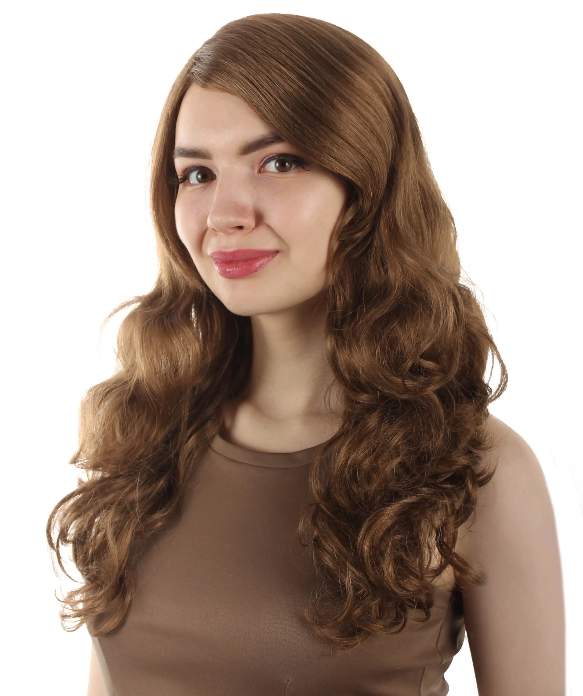 Adult Women's Carnival Mardi Gras Wavy Style Wig | Cosplay Halloween Wig | Multiple Colors Option | Premium Breathable Capless Cap