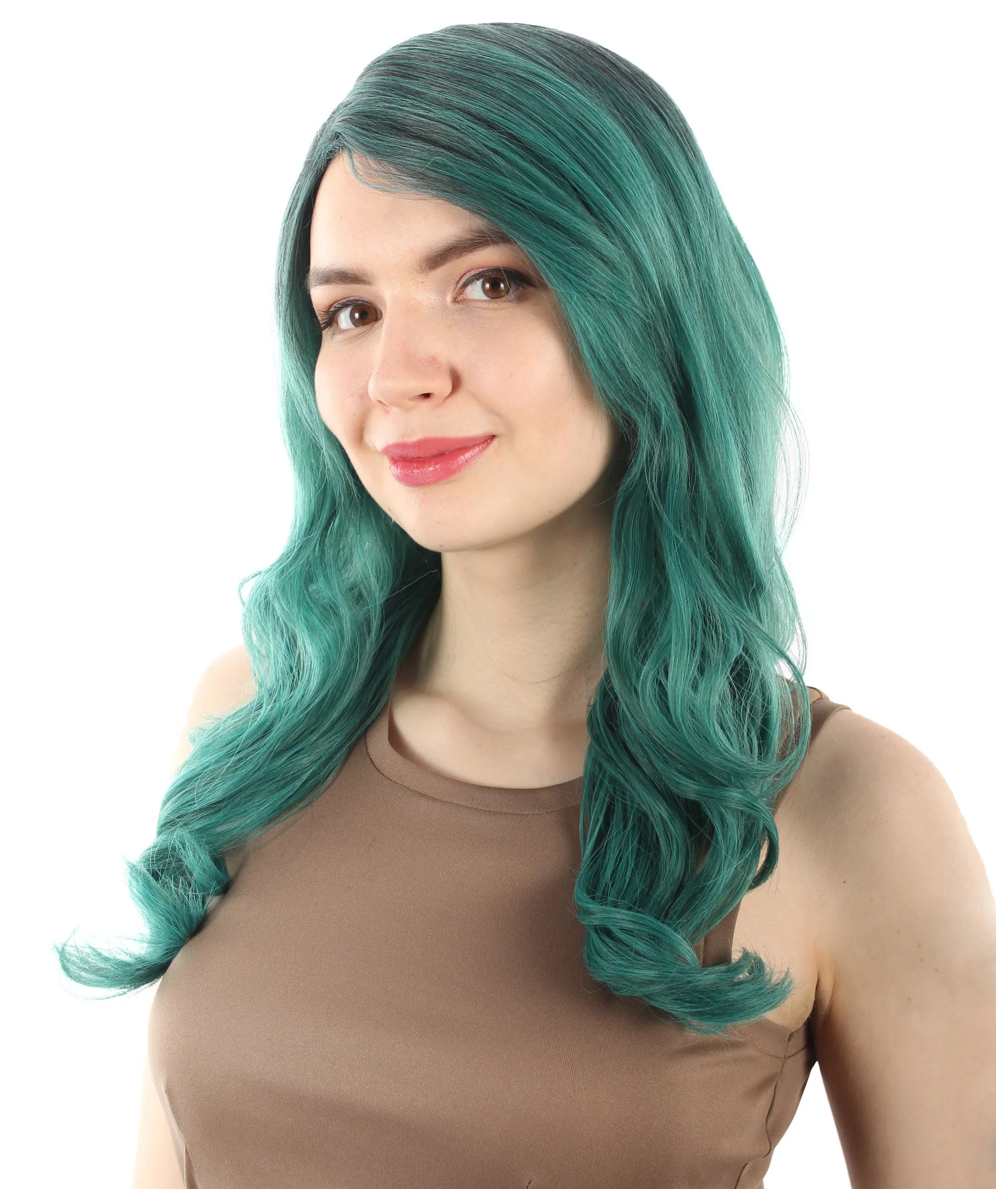 Adult Women's Carnival Mardi Gras Wavy Style Wig | Cosplay Halloween Wig | Multiple Colors Option | Premium Breathable Capless Cap