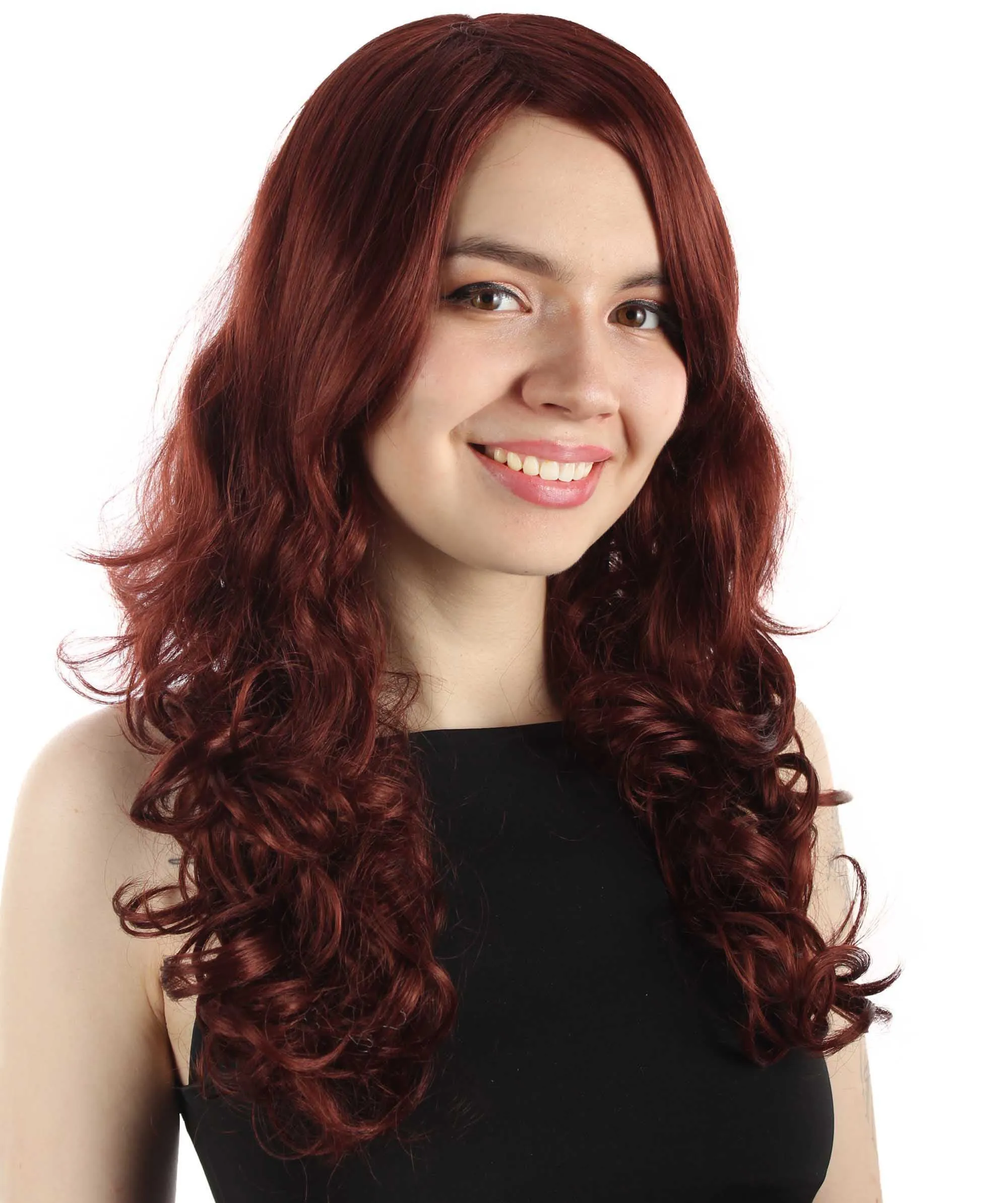 Adult Women's Carnival Mardi Gras Wavy Style Wig | Cosplay Halloween Wig | Multiple Colors Option | Premium Breathable Capless Cap