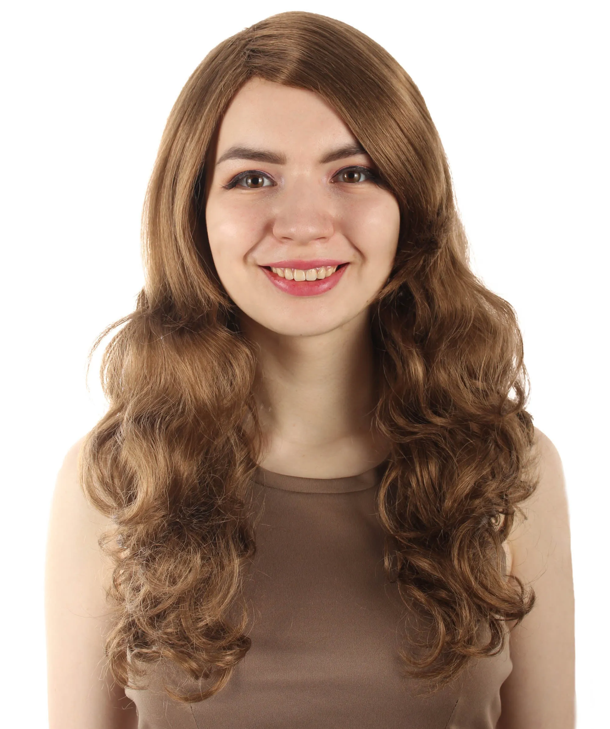 Adult Women's Carnival Mardi Gras Wavy Style Wig | Cosplay Halloween Wig | Multiple Colors Option | Premium Breathable Capless Cap