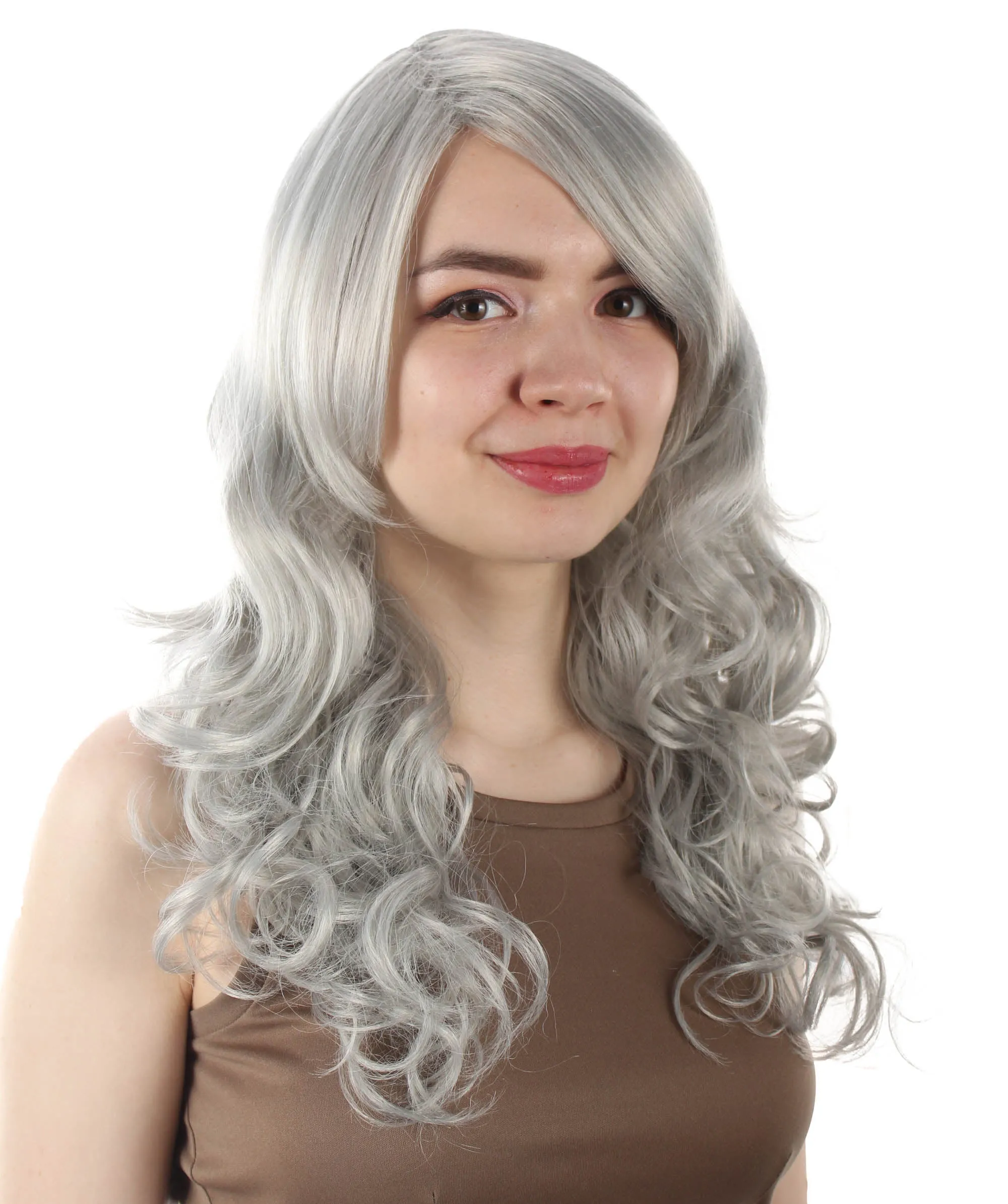Adult Women's Carnival Mardi Gras Wavy Style Wig | Cosplay Halloween Wig | Multiple Colors Option | Premium Breathable Capless Cap