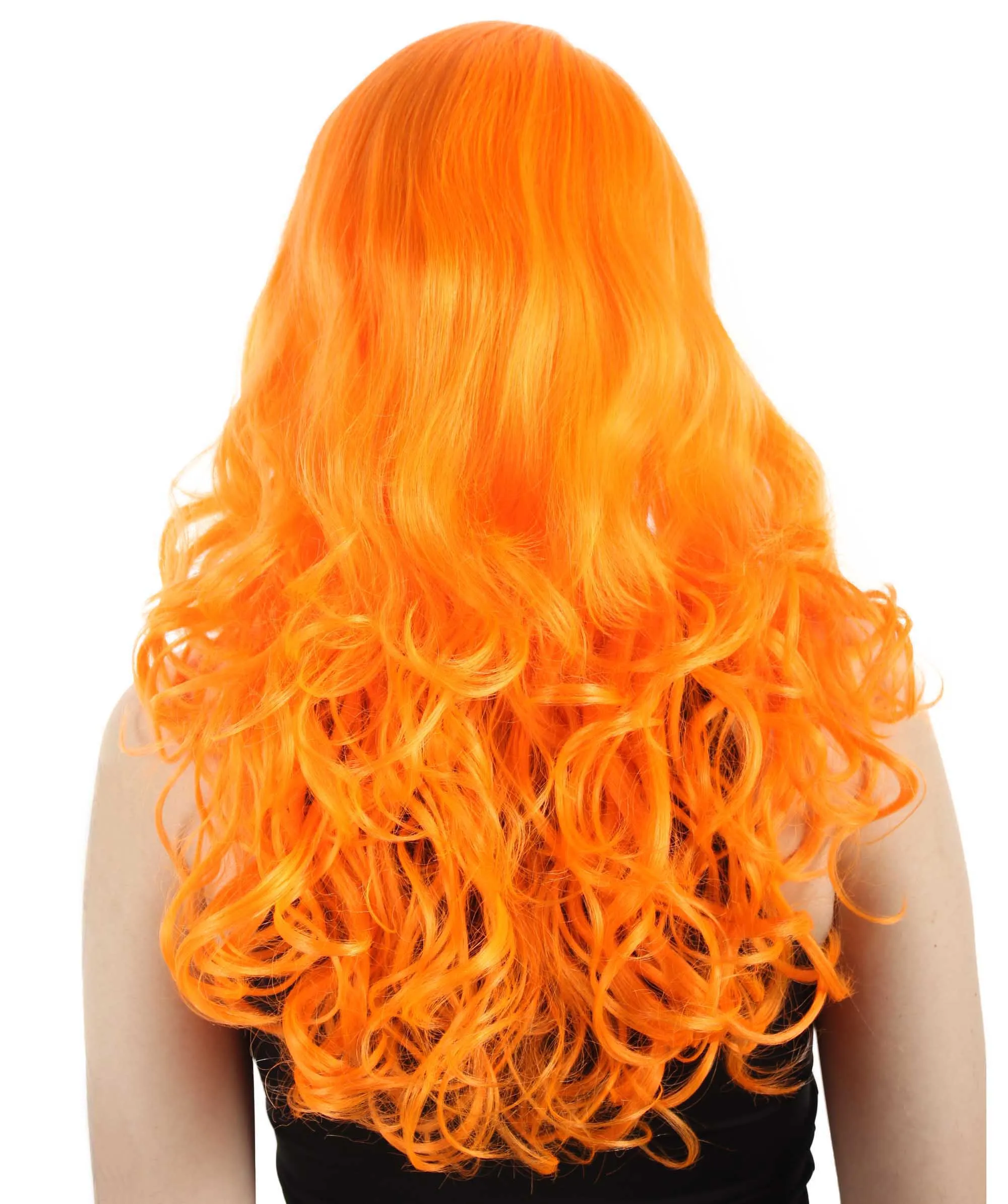 Adult Women's Carnival Mardi Gras Wavy Style Wig | Cosplay Halloween Wig | Multiple Colors Option | Premium Breathable Capless Cap