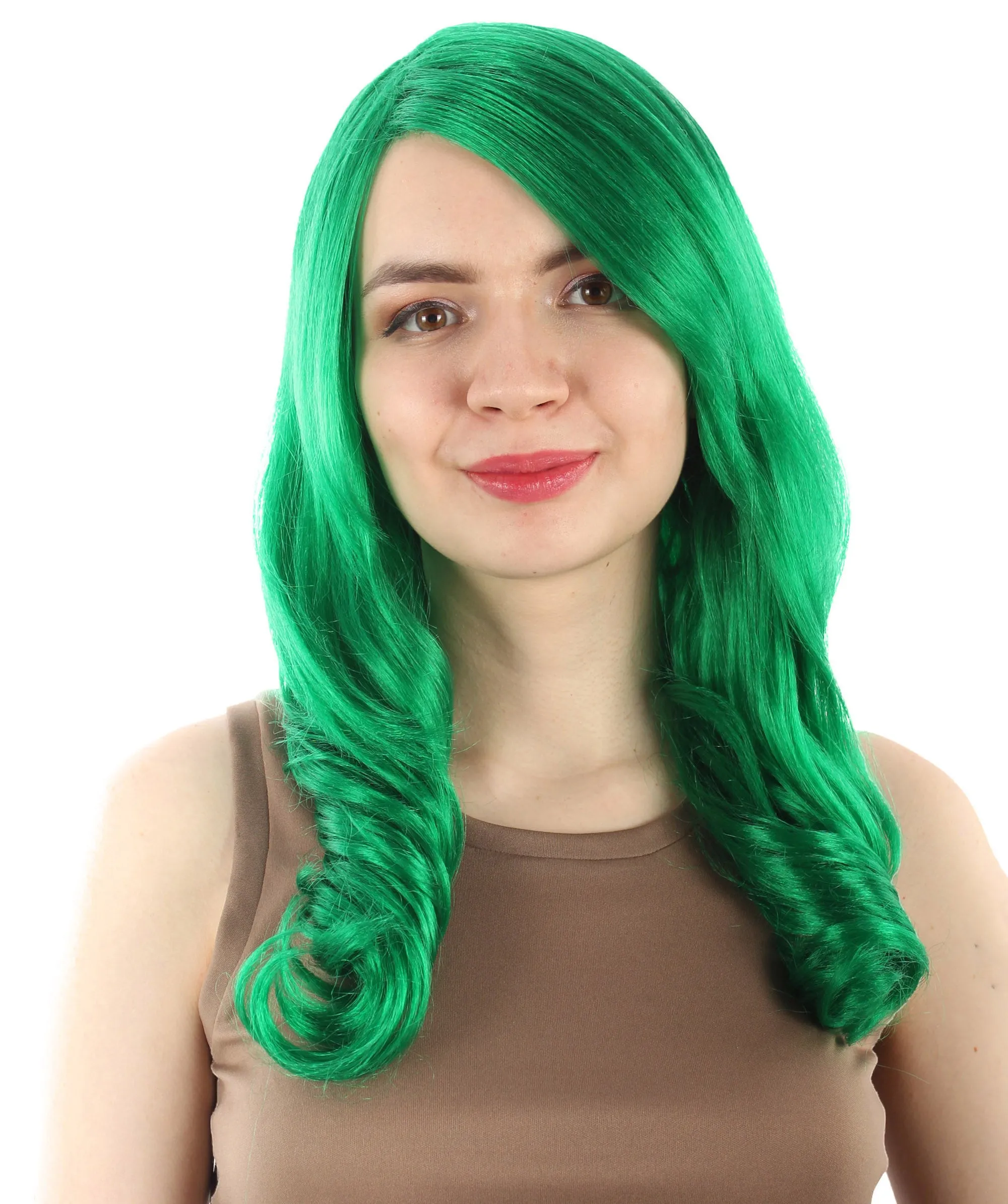 Adult Women's Carnival Mardi Gras Wavy Style Wig | Cosplay Halloween Wig | Multiple Colors Option | Premium Breathable Capless Cap