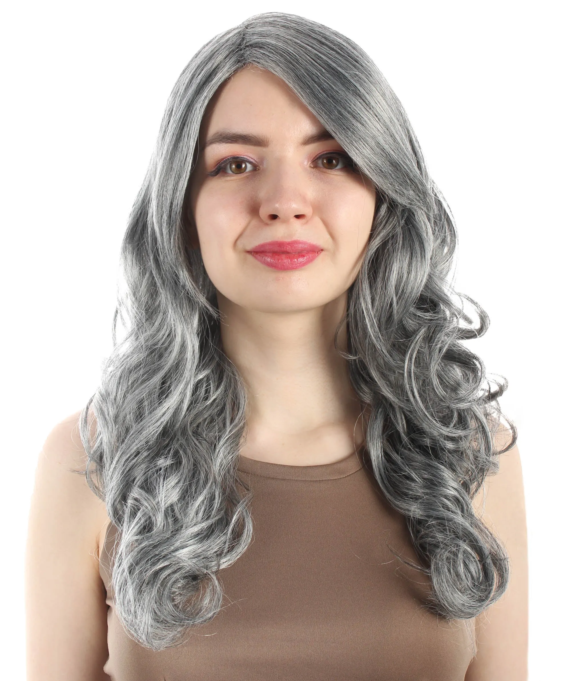 Adult Women's Carnival Mardi Gras Wavy Style Wig | Cosplay Halloween Wig | Multiple Colors Option | Premium Breathable Capless Cap