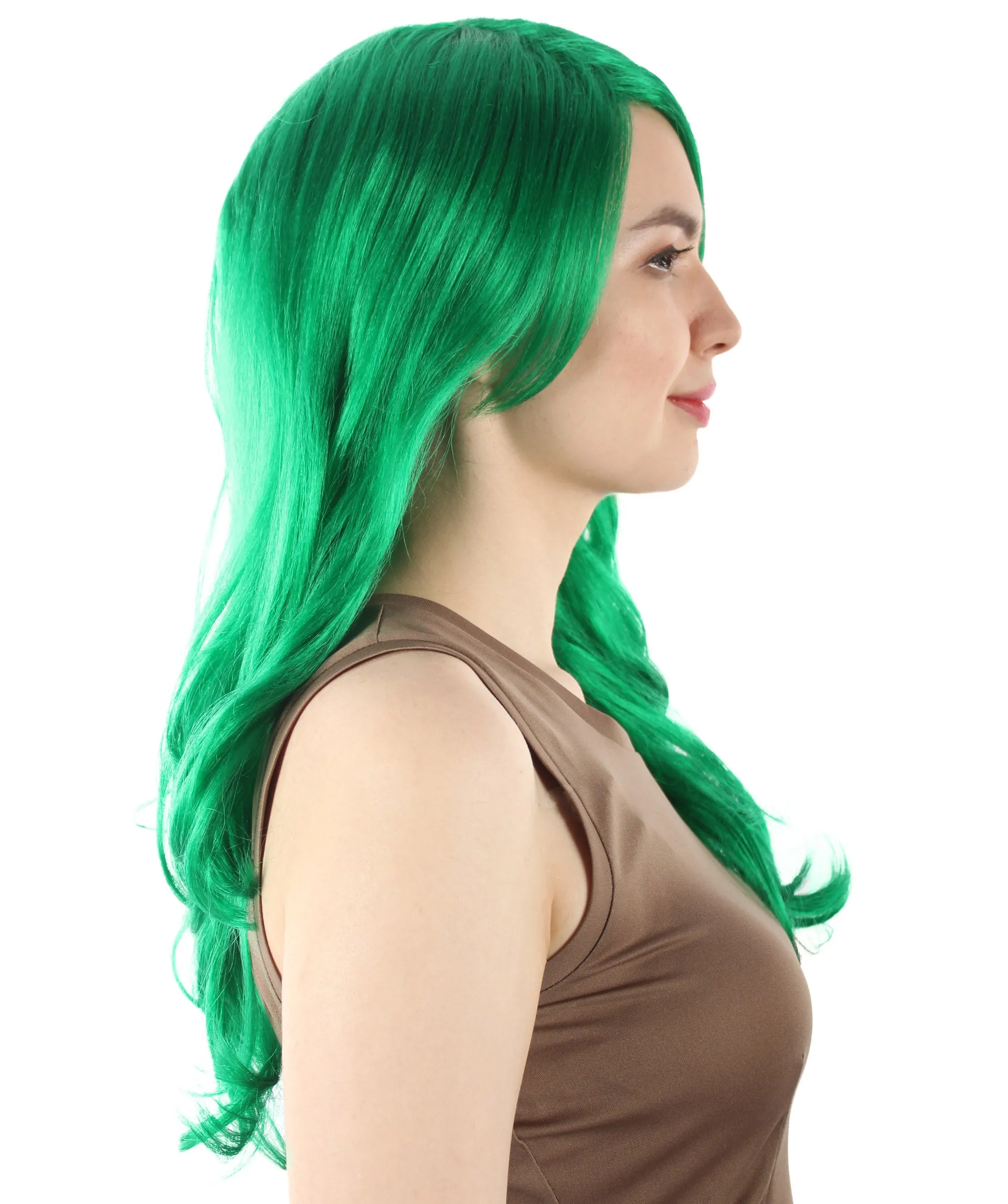 Adult Women's Carnival Mardi Gras Wavy Style Wig | Cosplay Halloween Wig | Multiple Colors Option | Premium Breathable Capless Cap