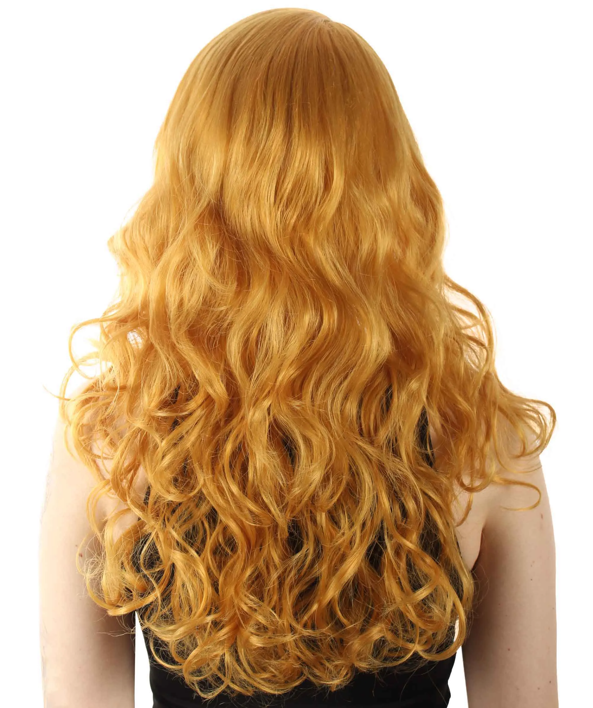 Adult Women's Carnival Mardi Gras Wavy Style Wig | Cosplay Halloween Wig | Multiple Colors Option | Premium Breathable Capless Cap