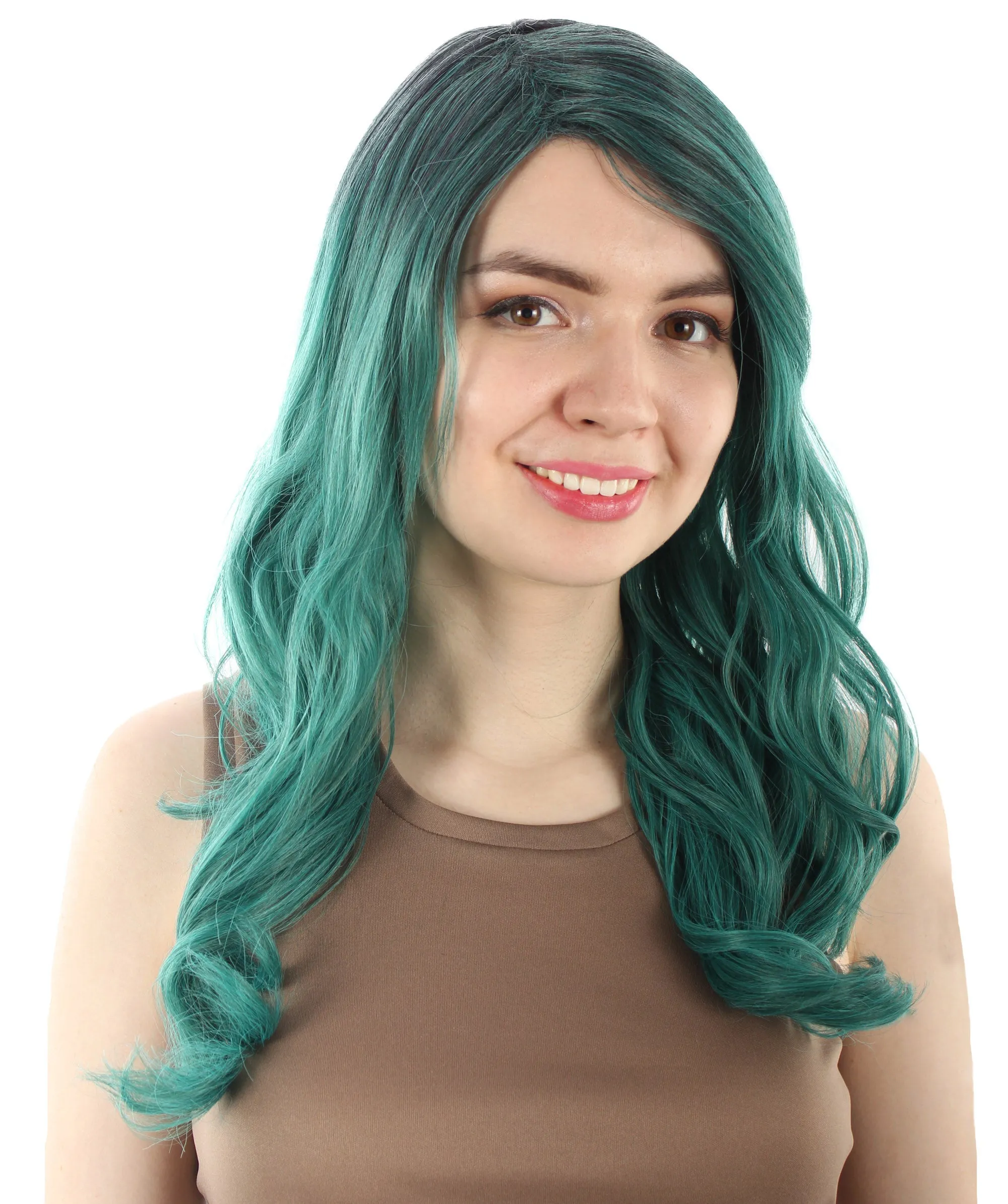 Adult Women's Carnival Mardi Gras Wavy Style Wig | Cosplay Halloween Wig | Multiple Colors Option | Premium Breathable Capless Cap