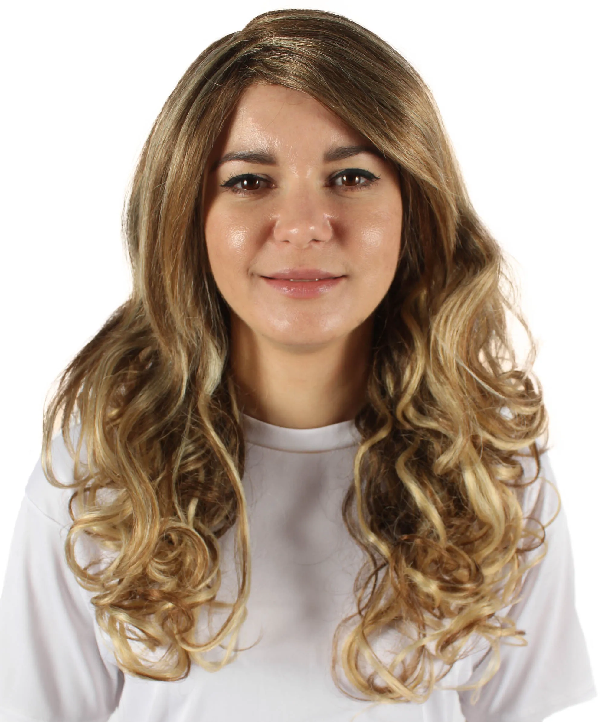 Adult Women's Carnival Mardi Gras Wavy Style Wig | Cosplay Halloween Wig | Multiple Colors Option | Premium Breathable Capless Cap