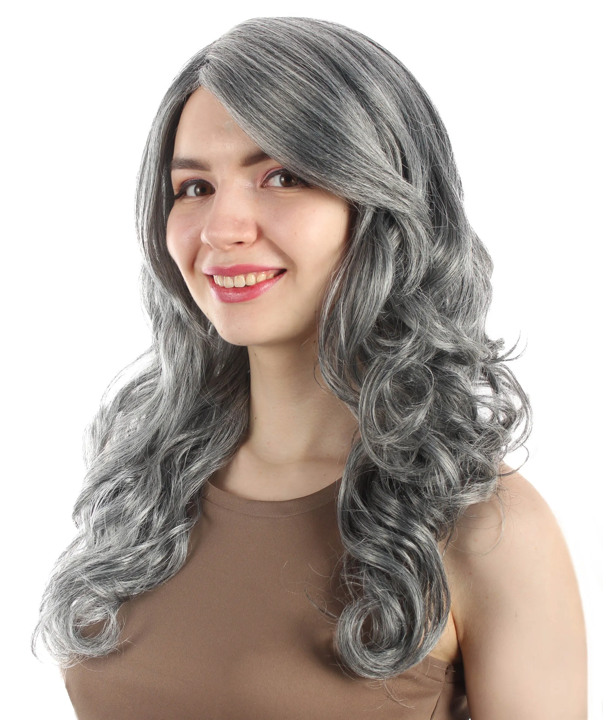 Adult Women's Carnival Mardi Gras Wavy Style Wig | Cosplay Halloween Wig | Multiple Colors Option | Premium Breathable Capless Cap