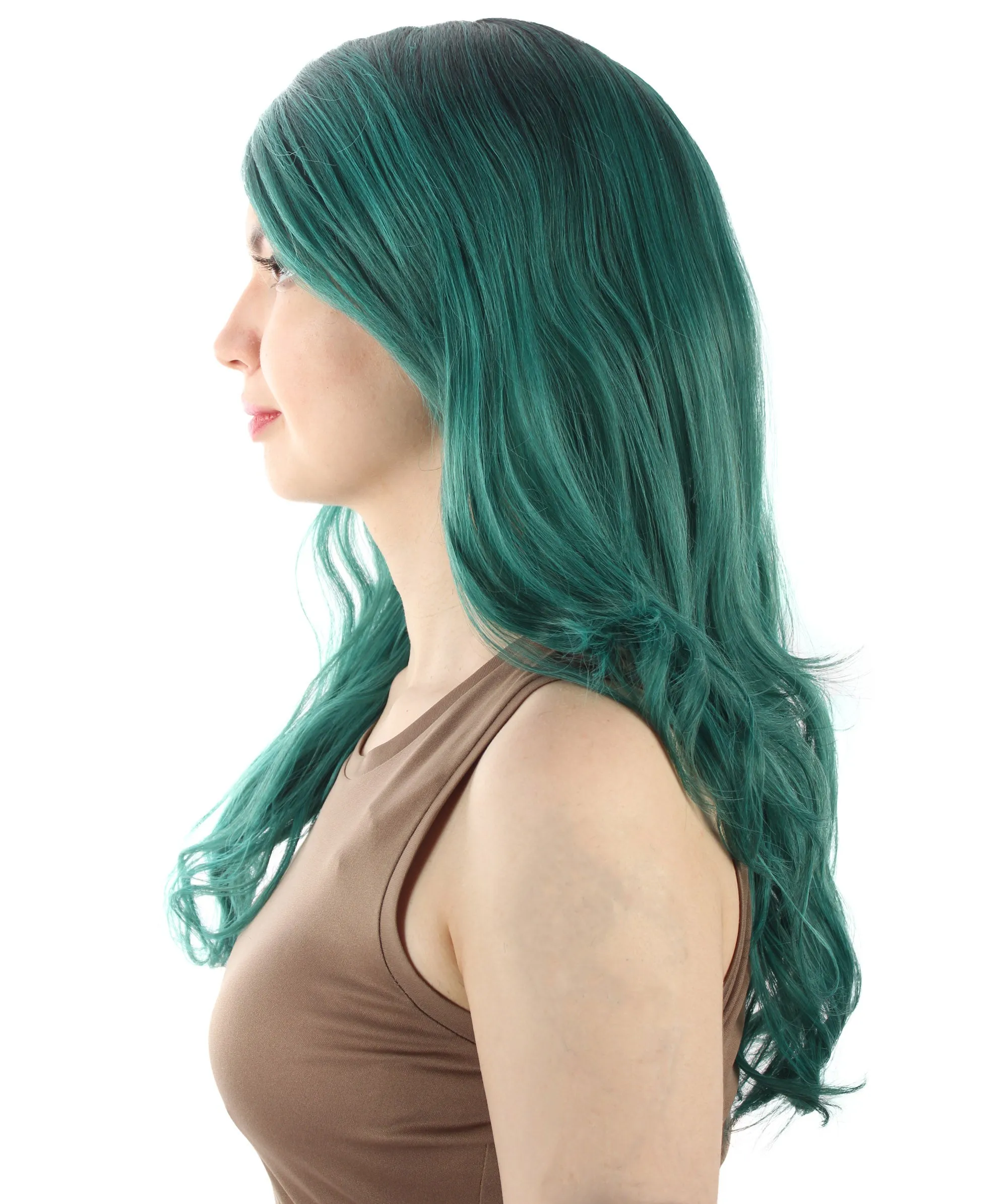 Adult Women's Carnival Mardi Gras Wavy Style Wig | Cosplay Halloween Wig | Multiple Colors Option | Premium Breathable Capless Cap