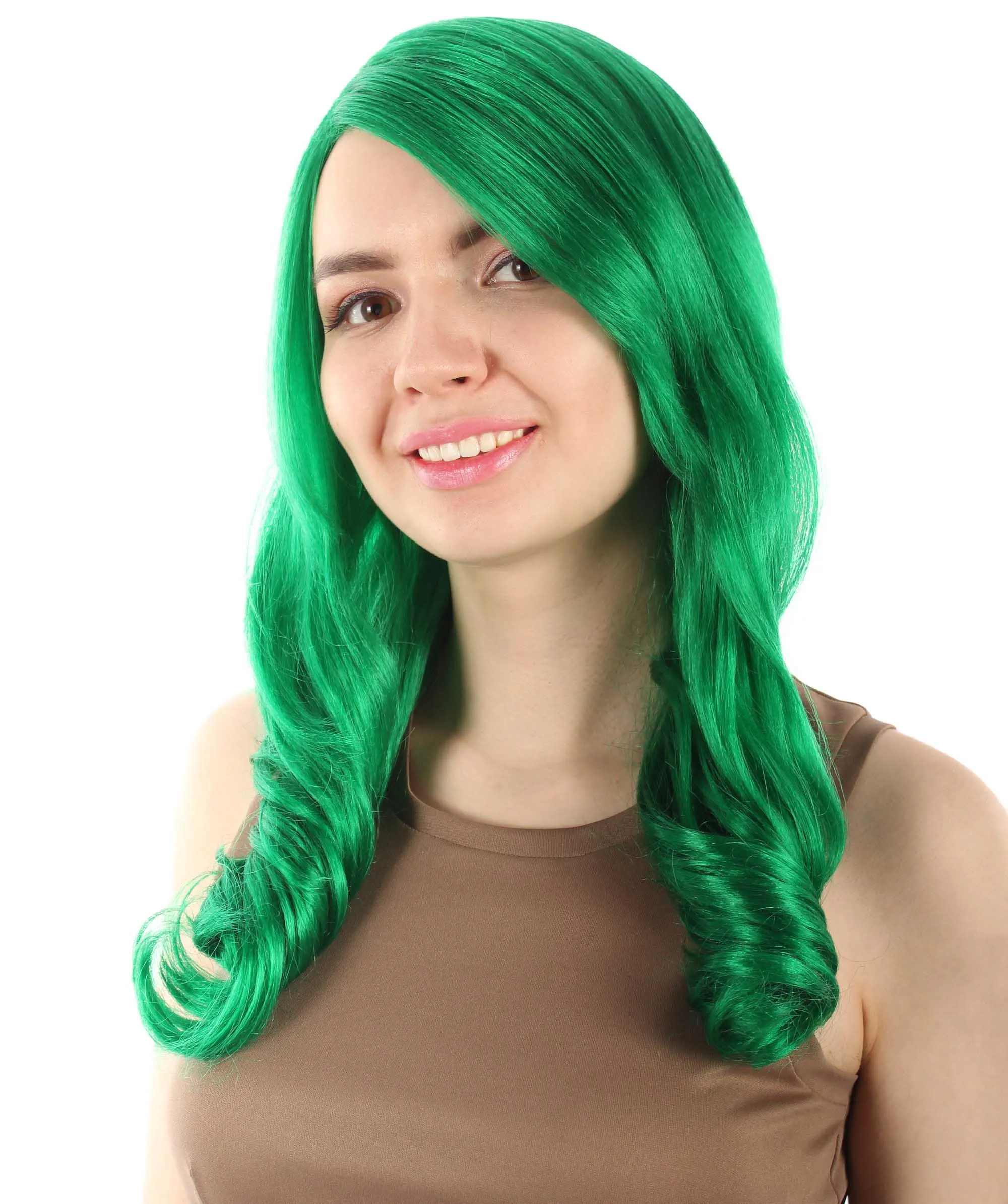 Adult Women's Carnival Mardi Gras Wavy Style Wig | Cosplay Halloween Wig | Multiple Colors Option | Premium Breathable Capless Cap