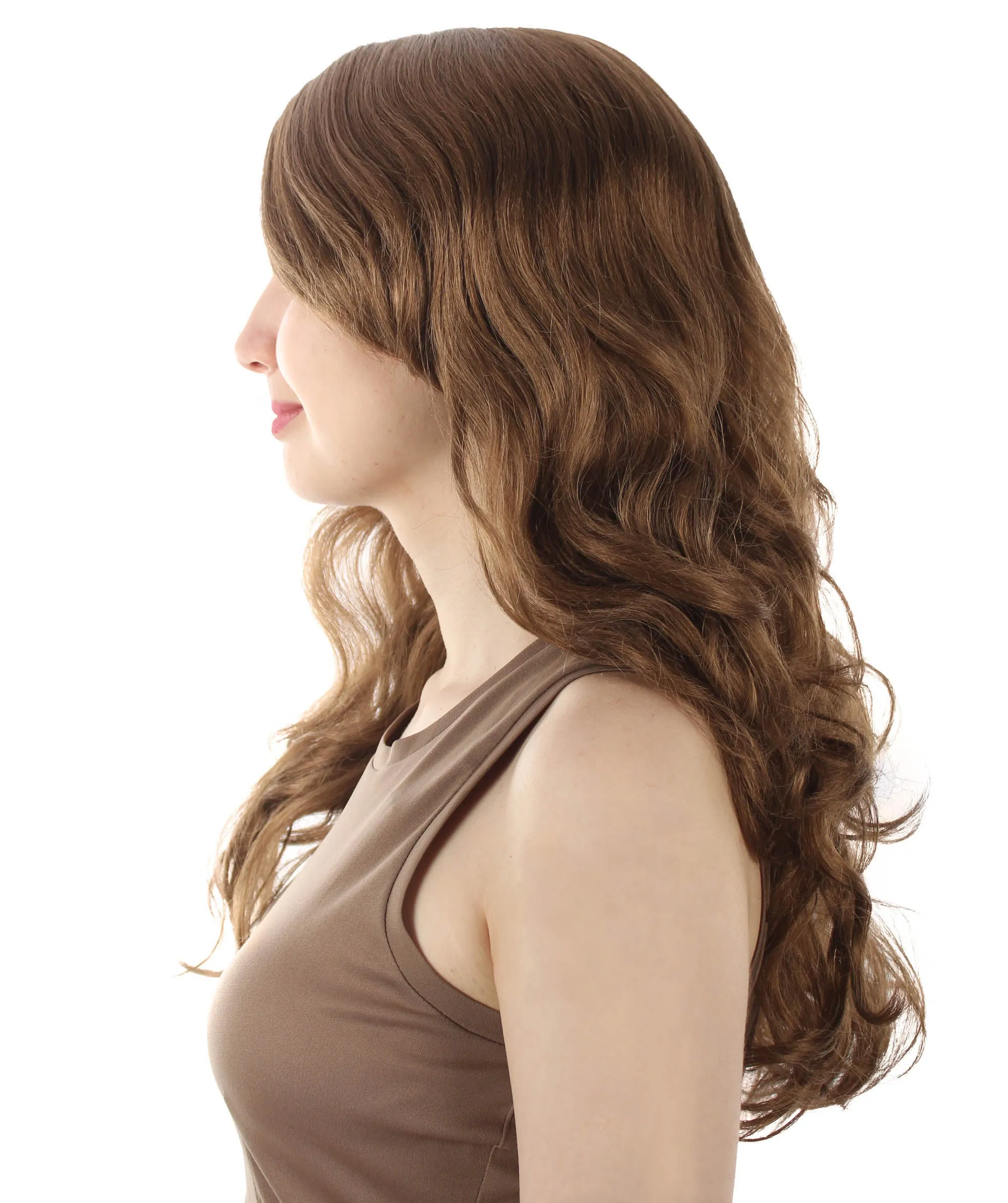 Adult Women's Carnival Mardi Gras Wavy Style Wig | Cosplay Halloween Wig | Multiple Colors Option | Premium Breathable Capless Cap
