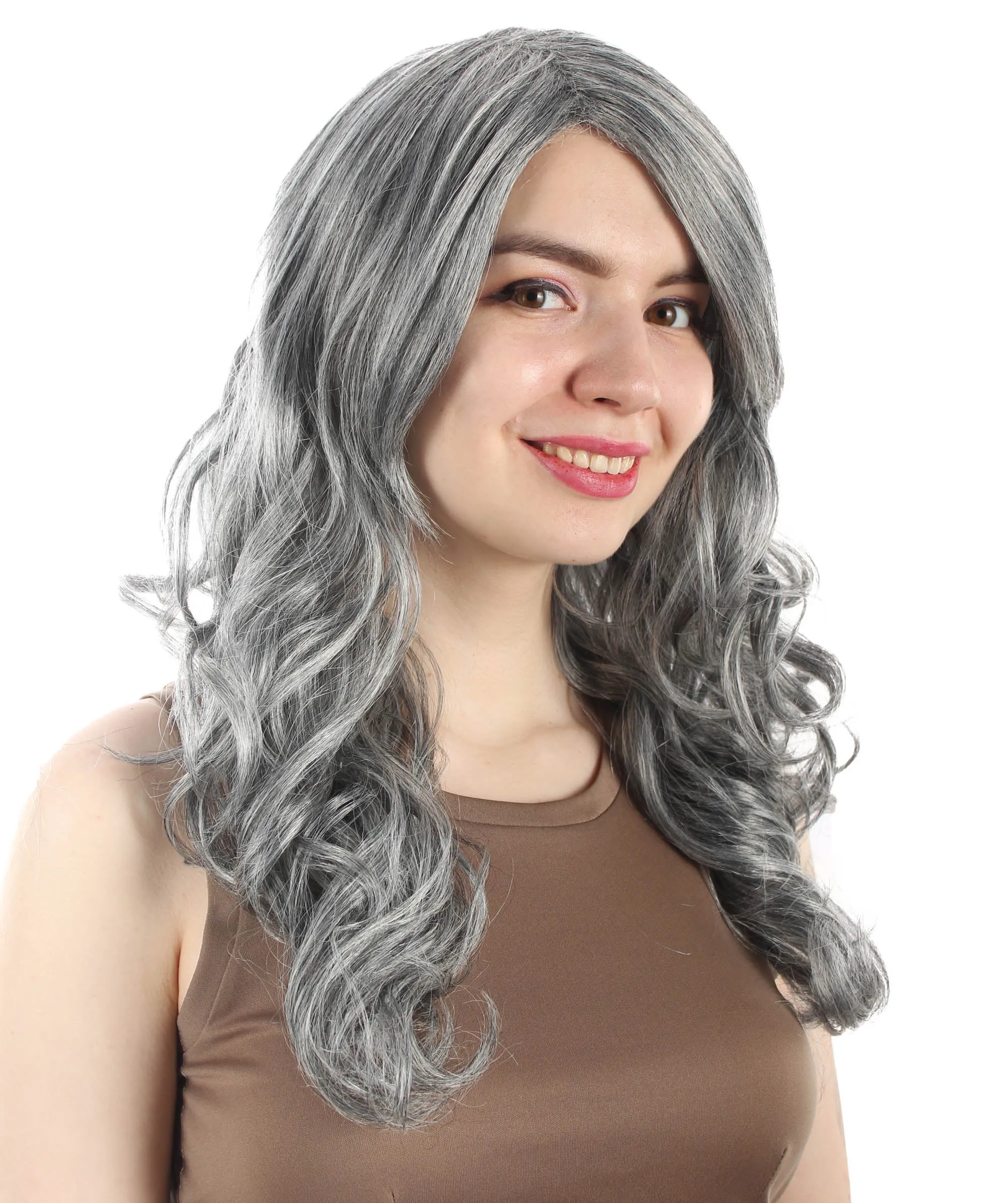 Adult Women's Carnival Mardi Gras Wavy Style Wig | Cosplay Halloween Wig | Multiple Colors Option | Premium Breathable Capless Cap