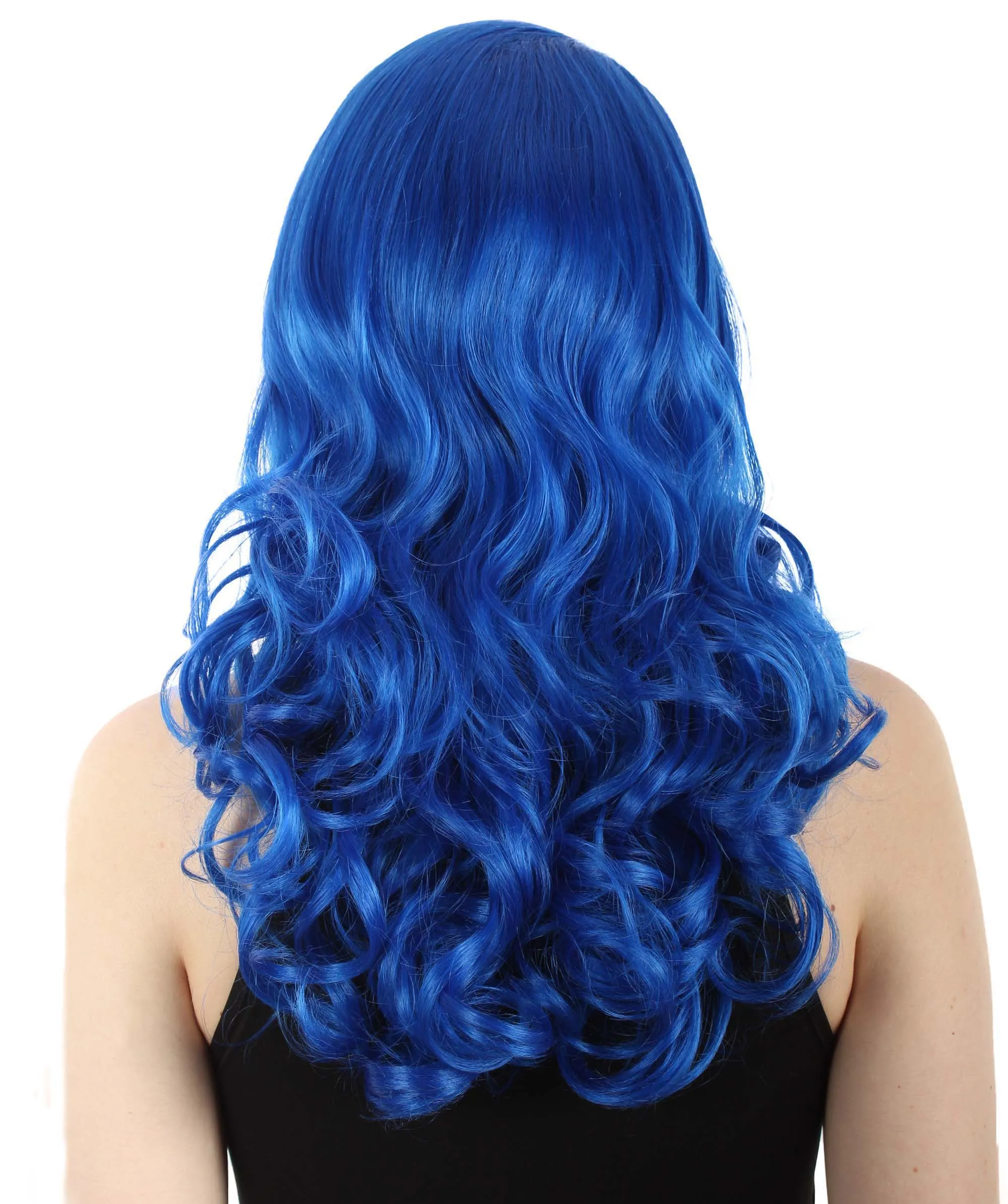 Adult Women's Carnival Mardi Gras Wavy Style Wig | Cosplay Halloween Wig | Multiple Colors Option | Premium Breathable Capless Cap
