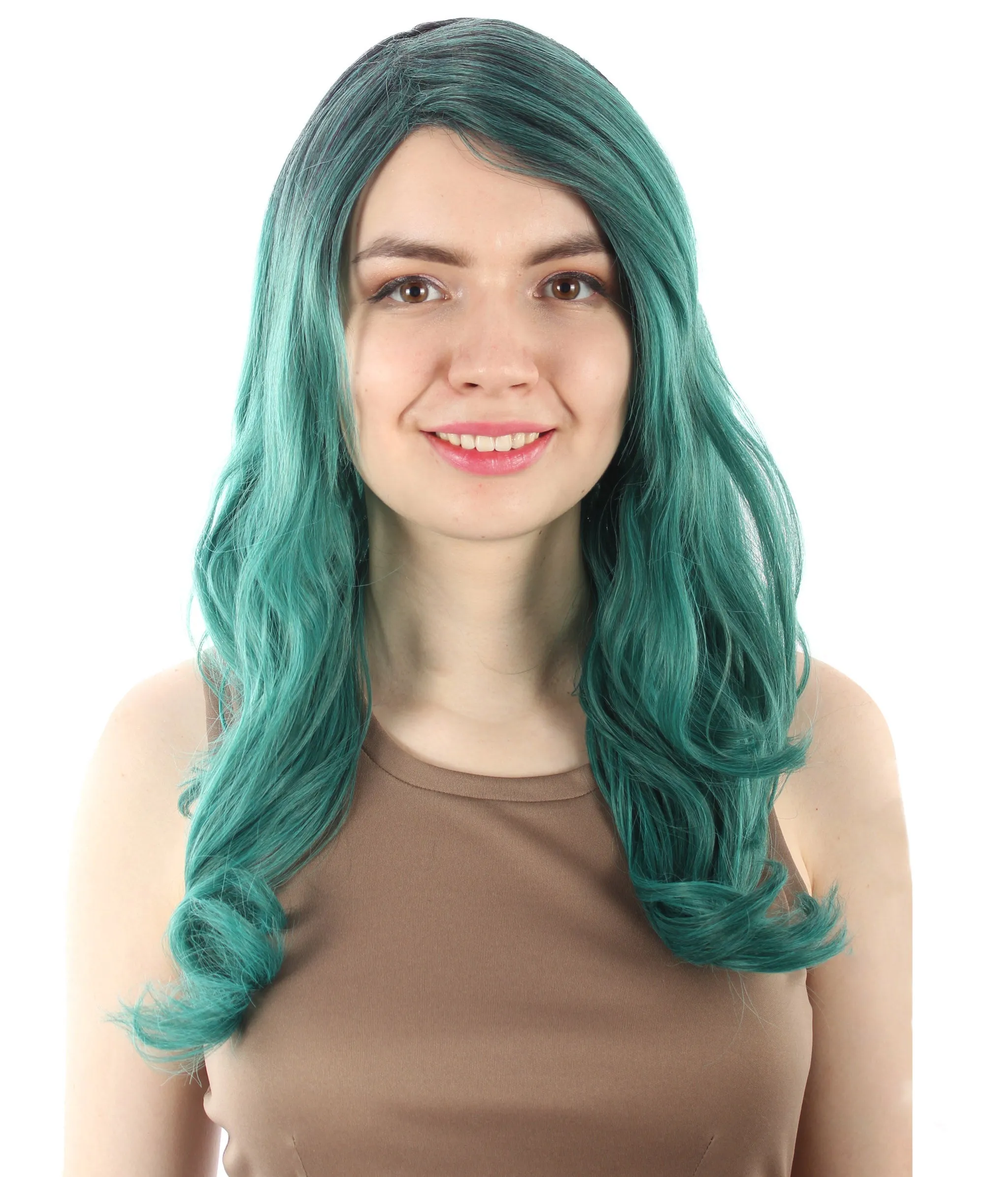 Adult Women's Carnival Mardi Gras Wavy Style Wig | Cosplay Halloween Wig | Multiple Colors Option | Premium Breathable Capless Cap