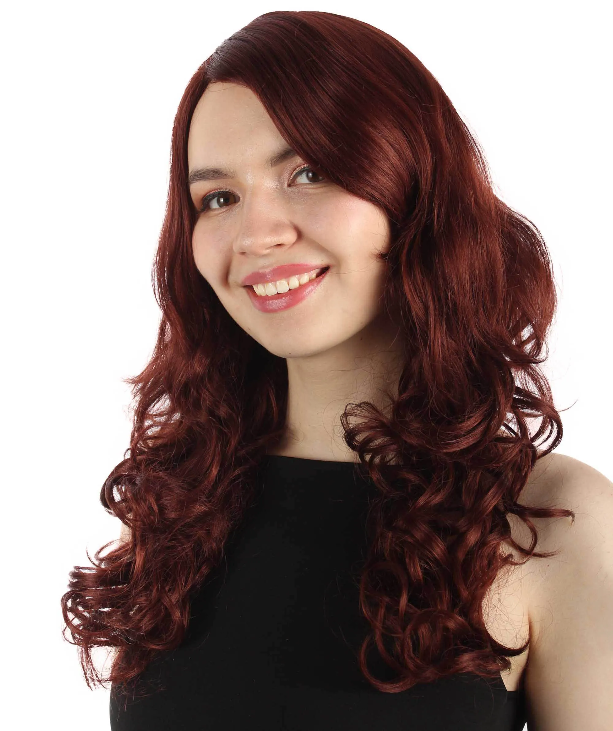 Adult Women's Carnival Mardi Gras Wavy Style Wig | Cosplay Halloween Wig | Multiple Colors Option | Premium Breathable Capless Cap