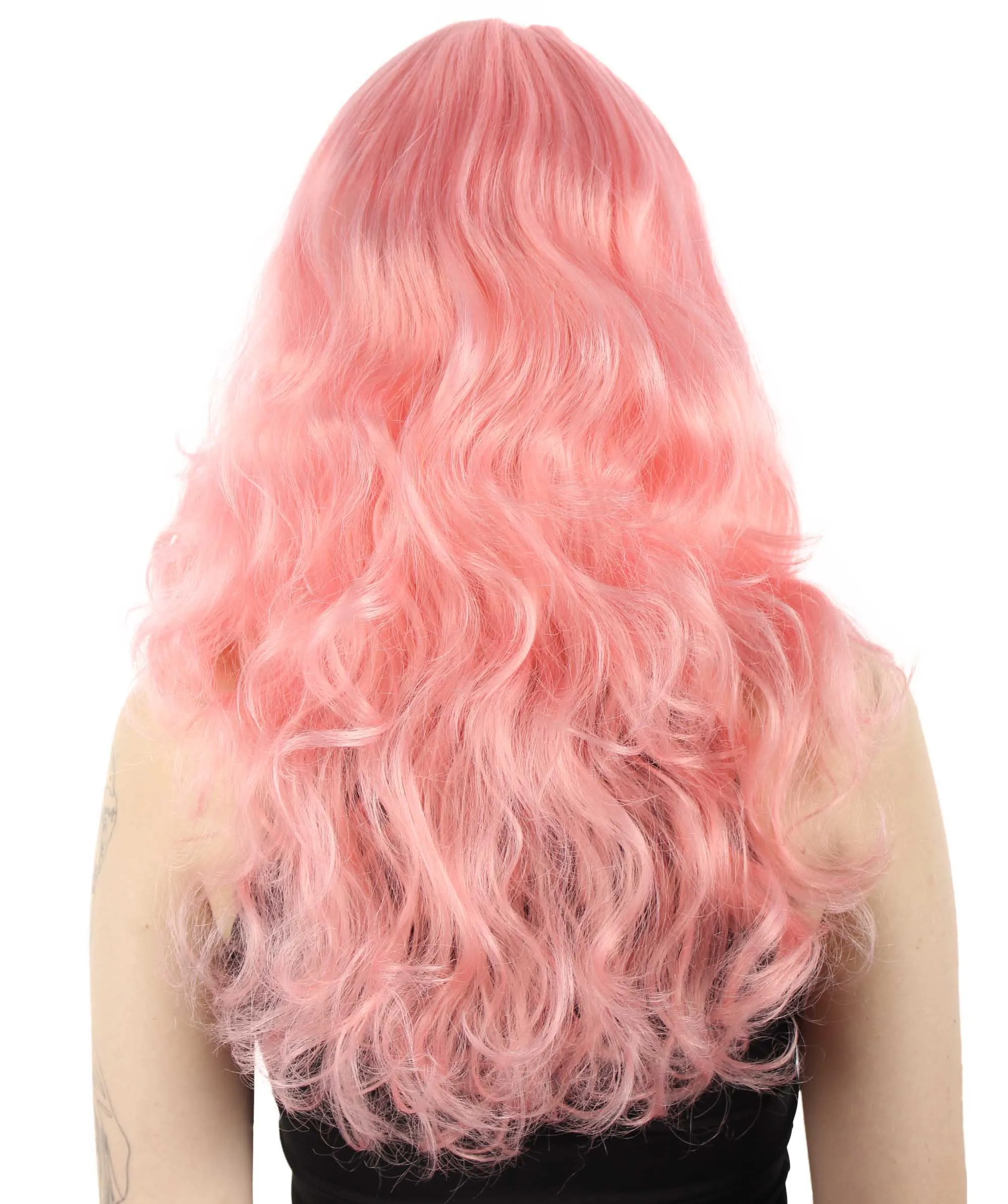 Adult Women's Carnival Mardi Gras Wavy Style Wig | Cosplay Halloween Wig | Multiple Colors Option | Premium Breathable Capless Cap